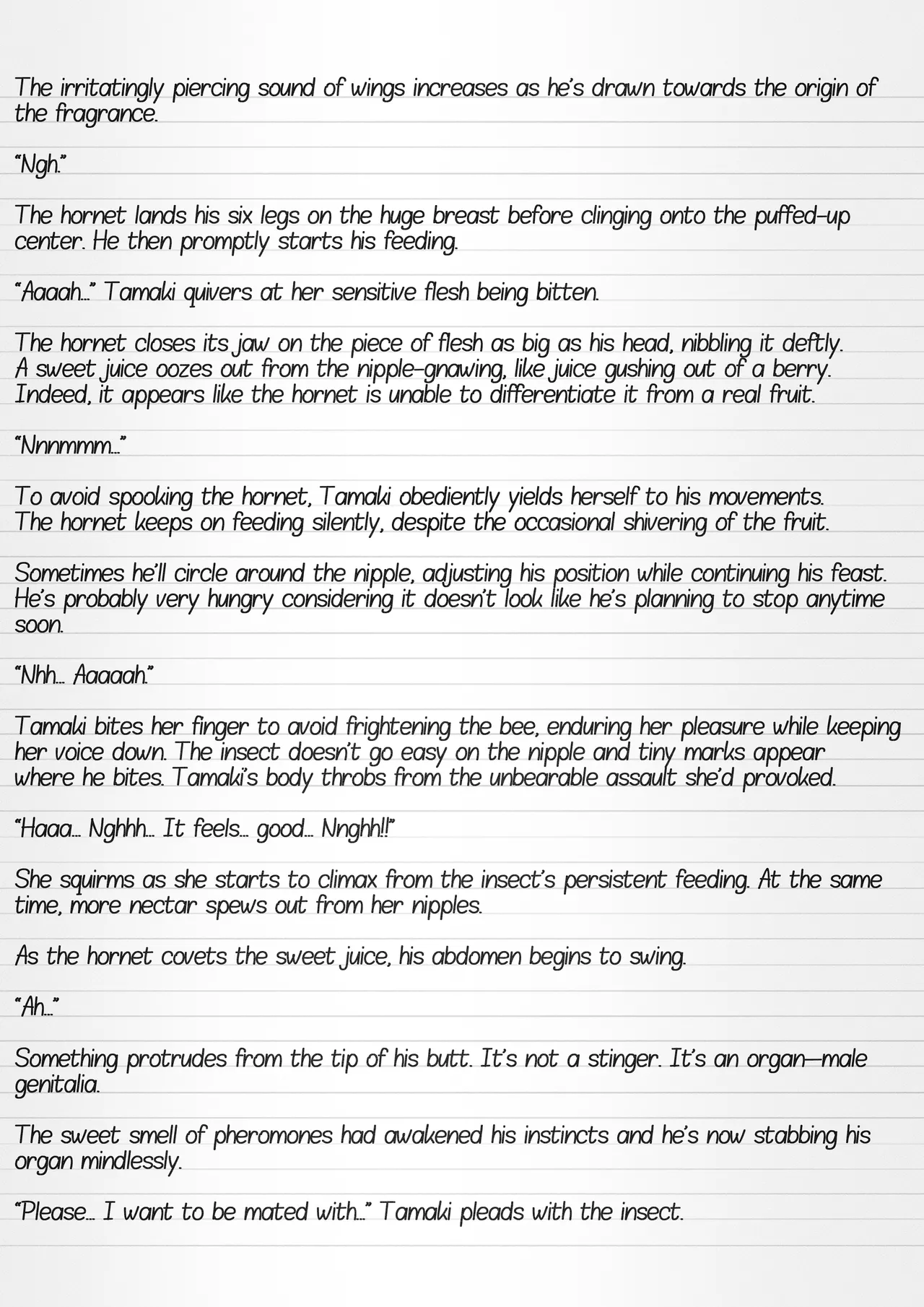 Misuke's Short Stories 19 - Tamaki & Hornets page 6 full