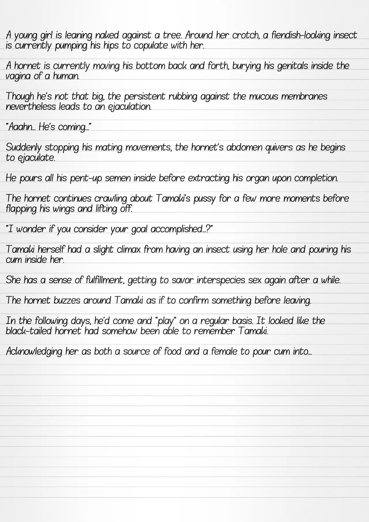 Misuke's Short Stories 19 - Tamaki & Hornets page 9 full