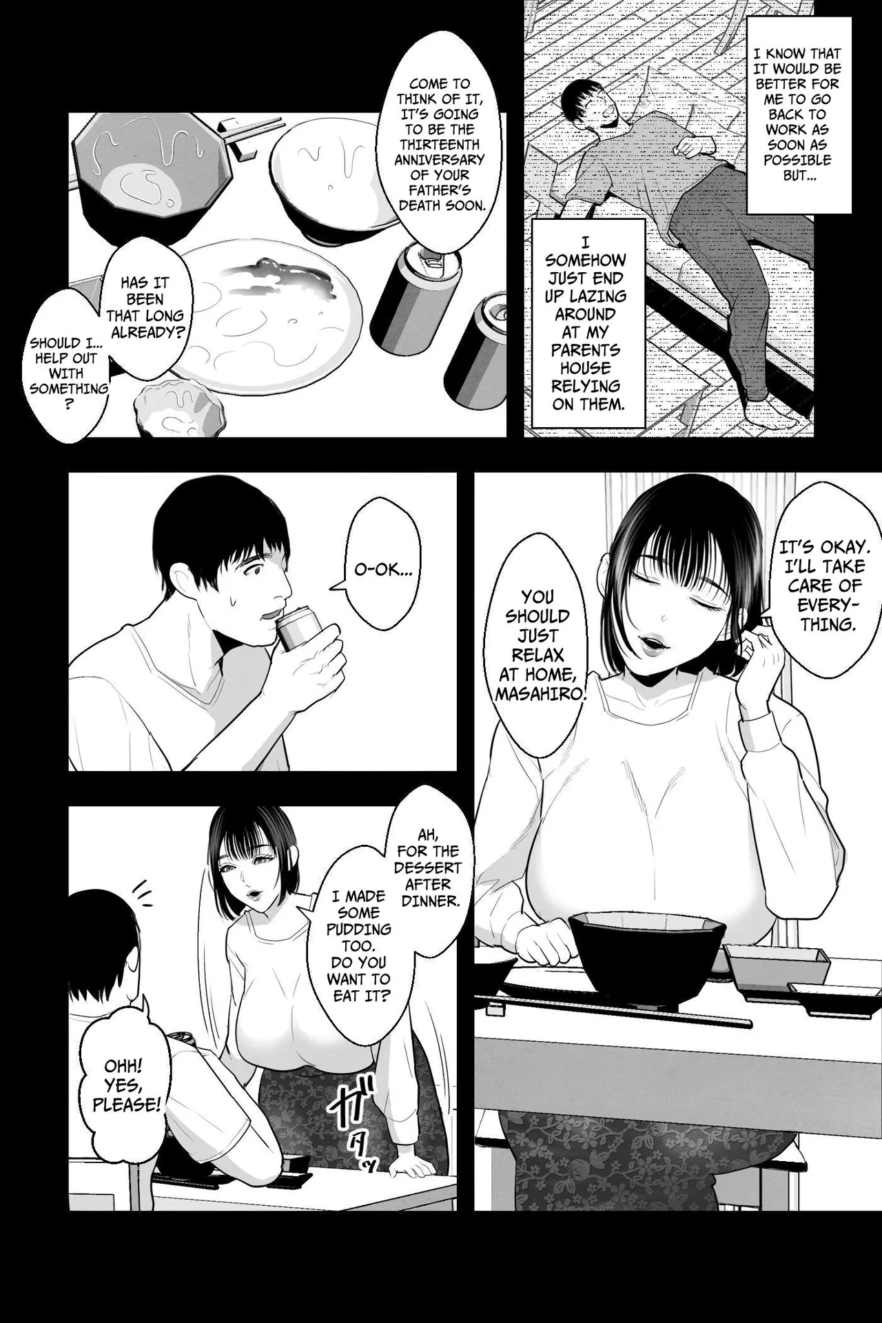 Tainai Kaiki ~Neet no Ore wa Bakunyuu Haha to Manjiru Toroama Kozukuri Sex de Iyasareru~ | Return to the Womb ~healed by a busty mother's soft, meaty pussy and sex~ page 3 full