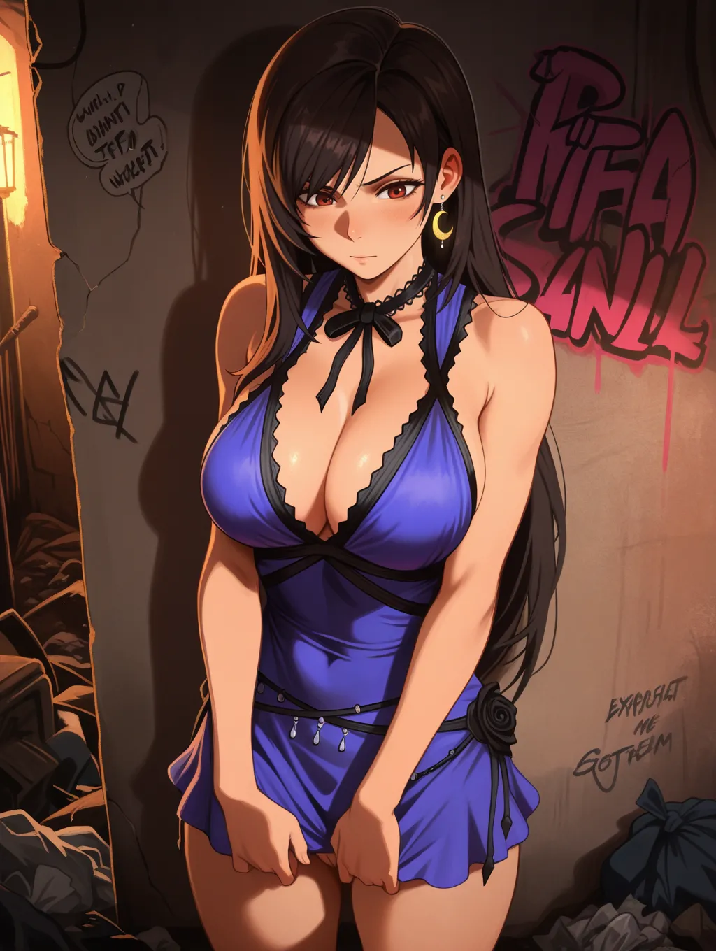 Tifa Lockhart | Final Fantasy waifuinvoker ai generated page 7 full