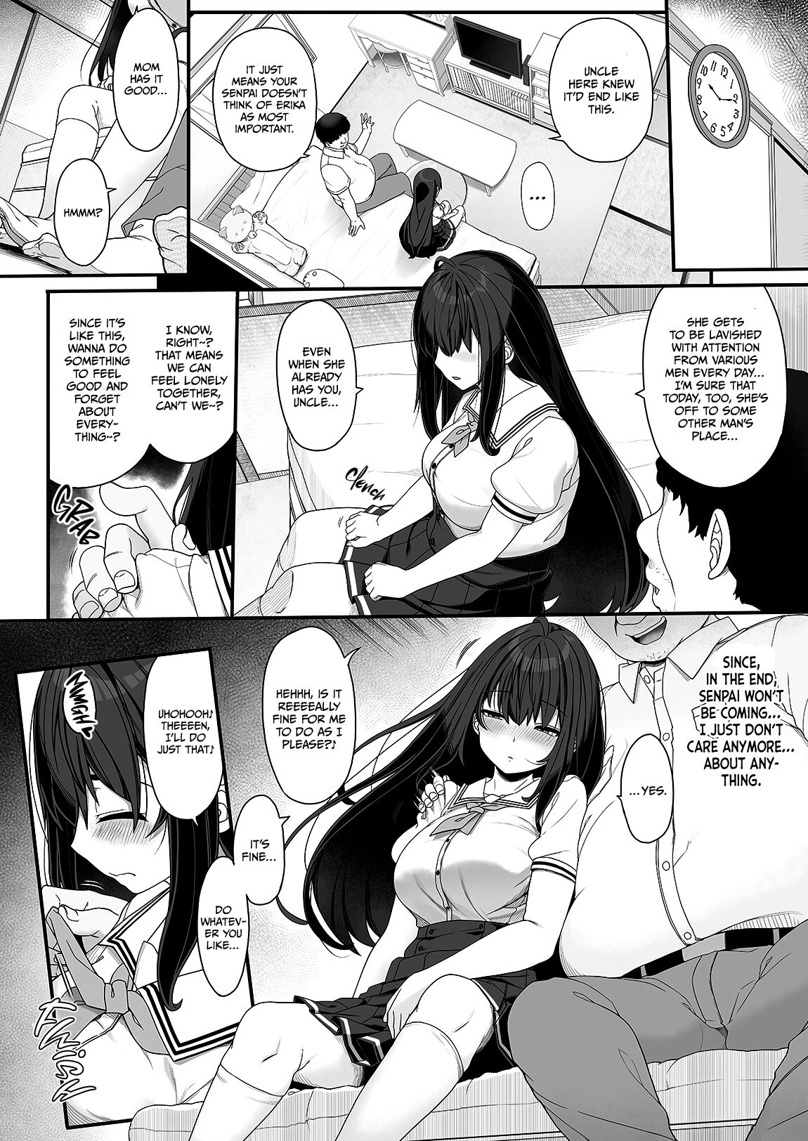 Tanetsuke Ojisan no Hikikomori Raburabu Seikyoiku | The Seed-Planting Old Man's Lovey-dovey Sexual Training of a Shut-in page 9 full