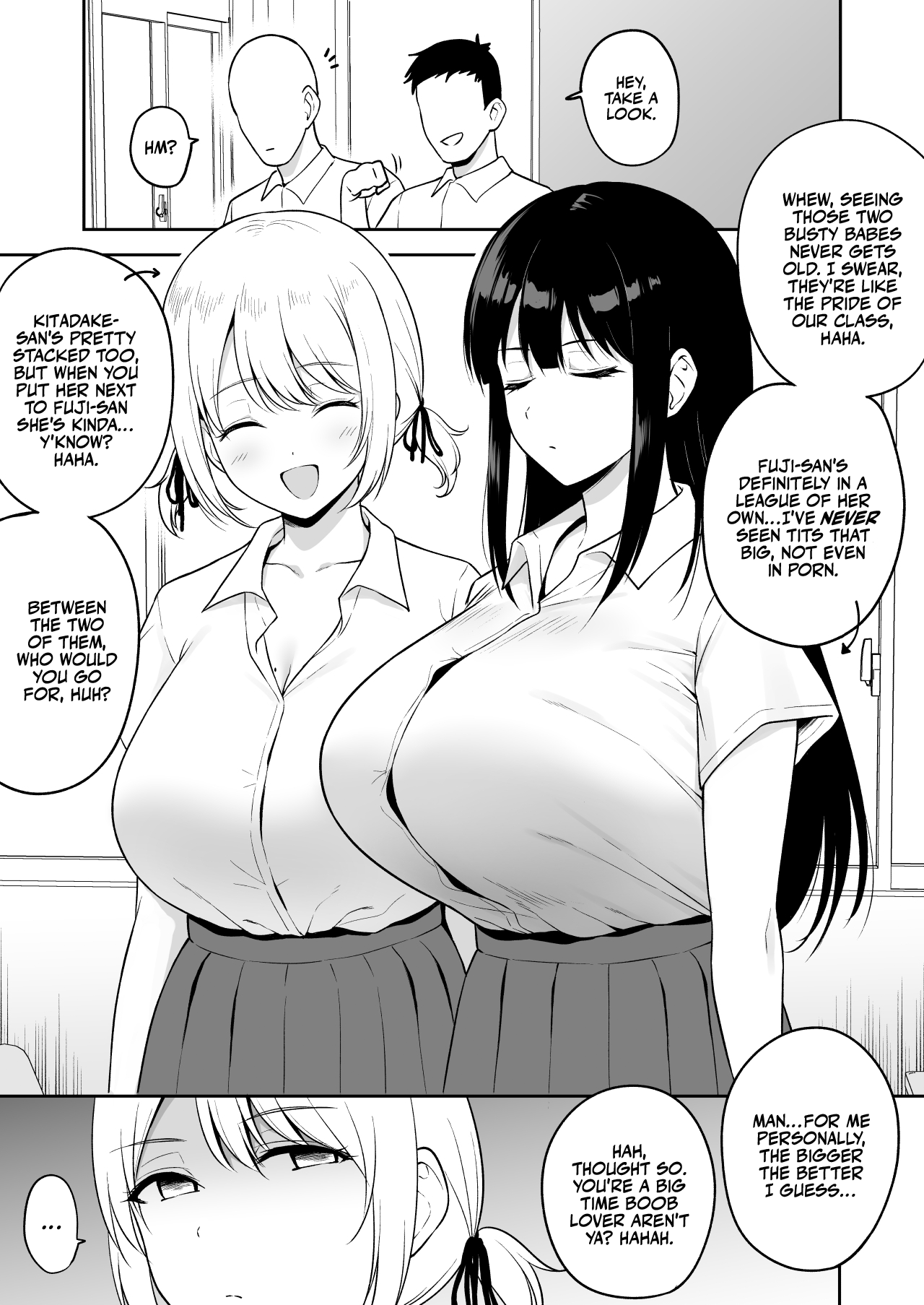 Class de Nibanme ni Oppai ga Ookii Onna Tomodachi | Female Friend with the Second Biggest Boobs in Class page 1 full