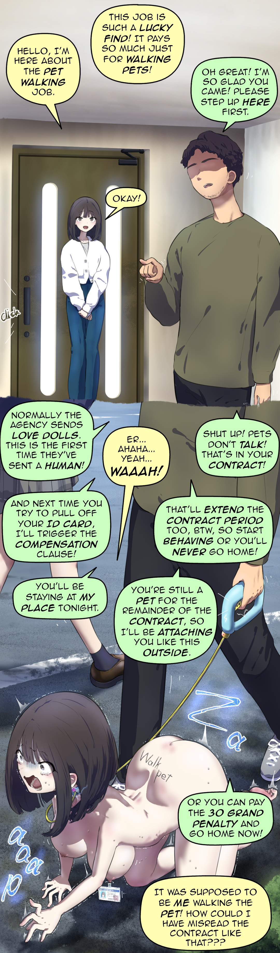 Pet walking part-time job 1 & 2 page 3 full