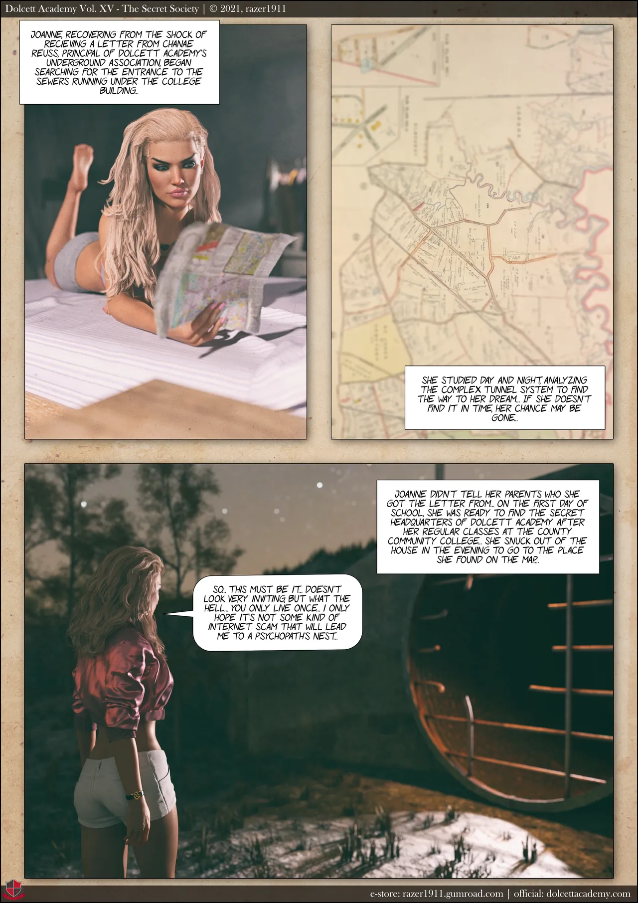 多尔赛特学院系列 第 15 卷 - 秘密社团 page 3 full