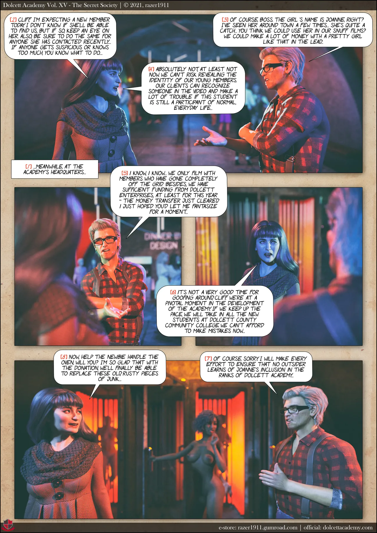 多尔赛特学院系列 第 15 卷 - 秘密社团 page 4 full