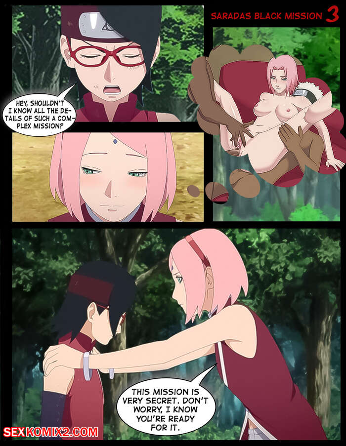 Naruto. Saradas Black Mission. KristoLin for sexkomix2.com page 4 full