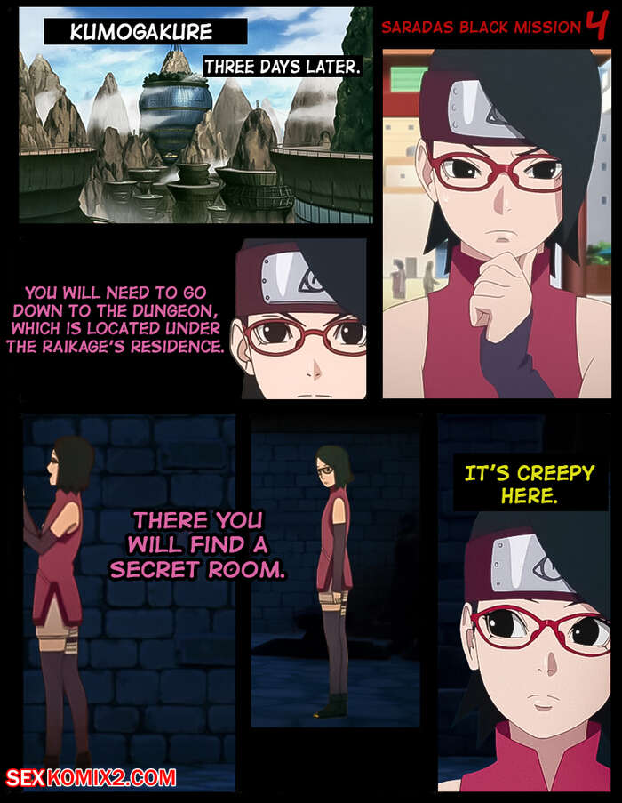 Naruto. Saradas Black Mission. KristoLin for sexkomix2.com page 5 full