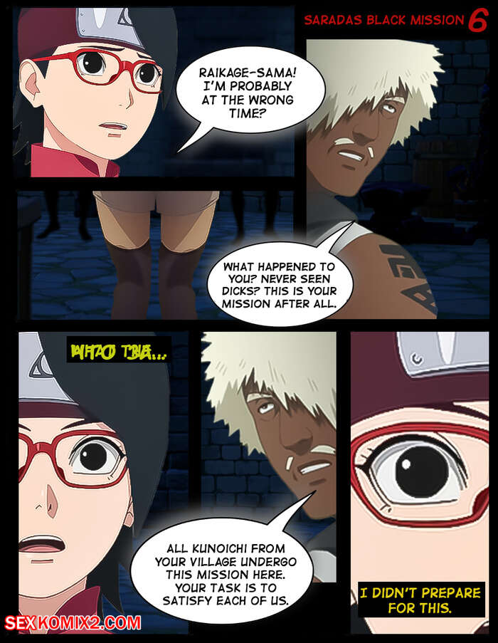 Naruto. Saradas Black Mission. KristoLin for sexkomix2.com page 7 full