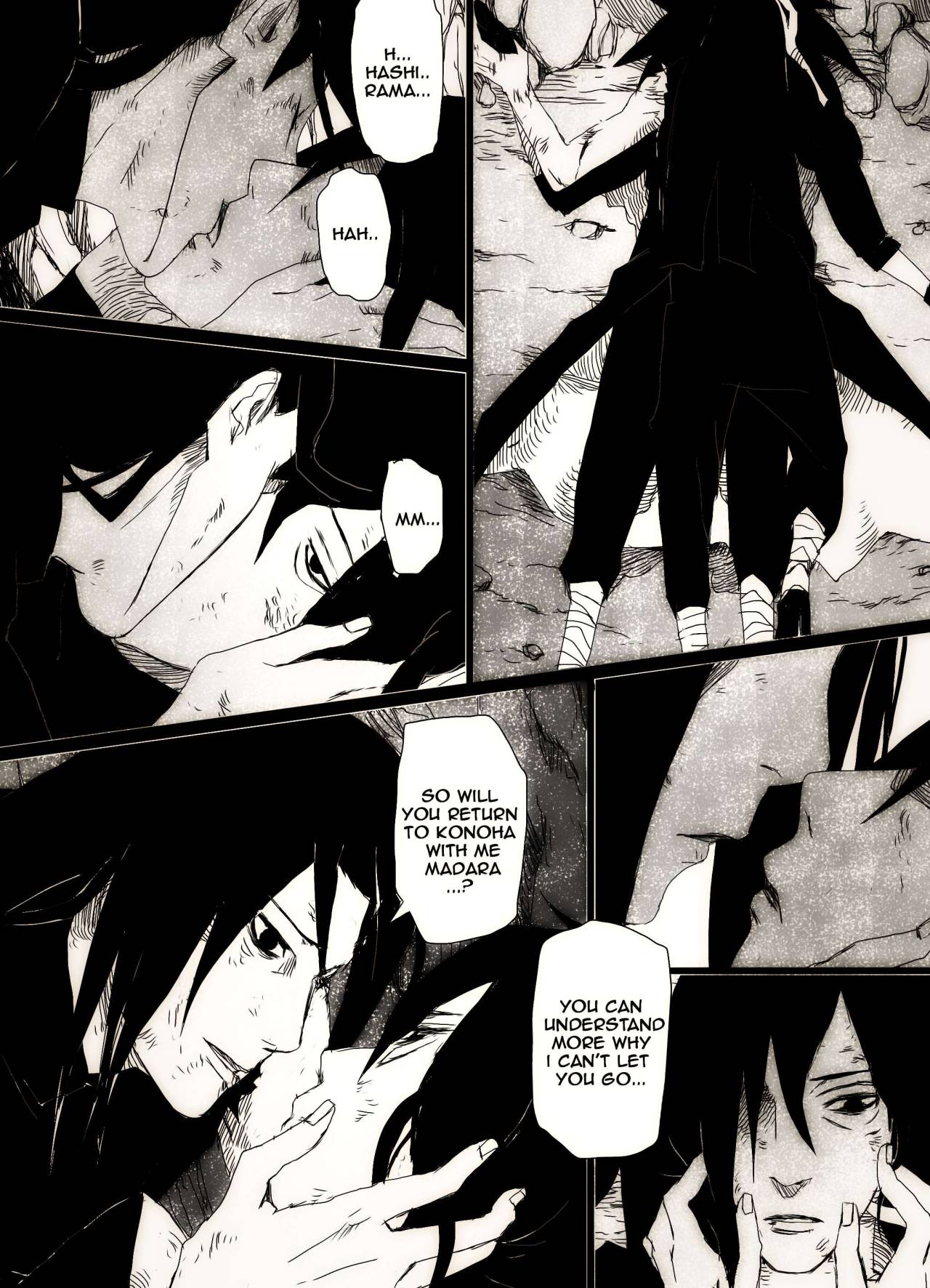 Hashirama x Madara Doujinshi by hachimitsubani page 8 full