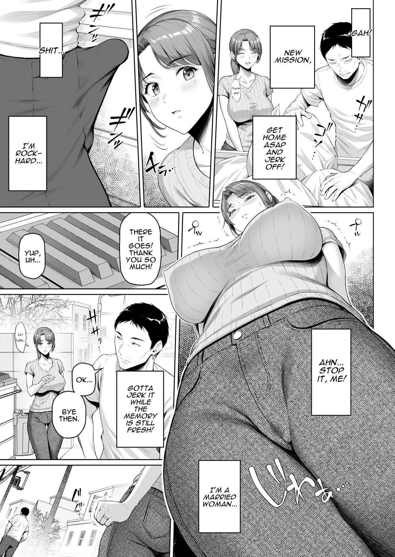 Gokinjou-san wa Ueta Hitozuma | My Neighbor is a Hungry Milf page 7 full
