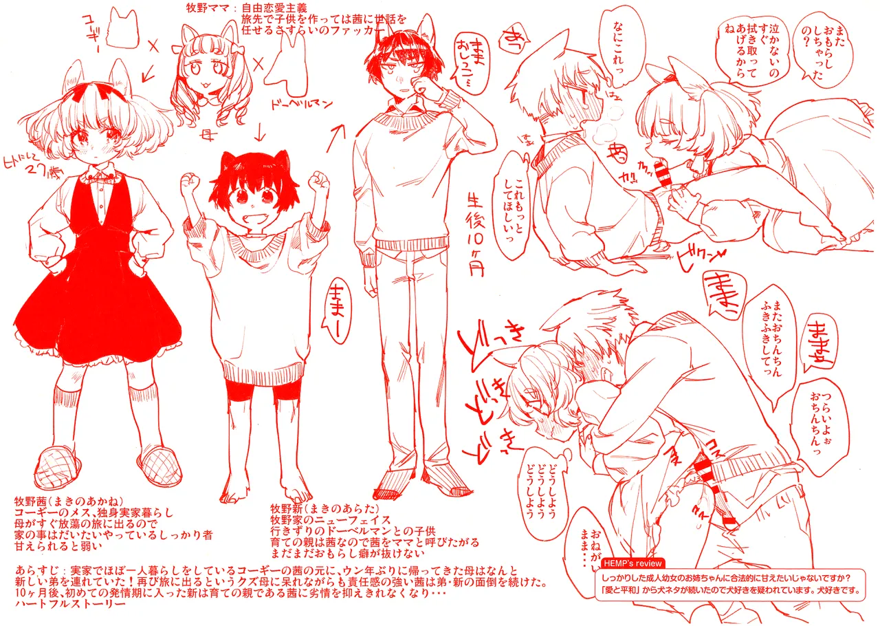 LOVE and DOUBLE PEACE Wanimagazine Sha Chokuhan and Ichibu Kyousan Shoten Kounyu Tokuten Okurairi Plot Shuu page 2 full