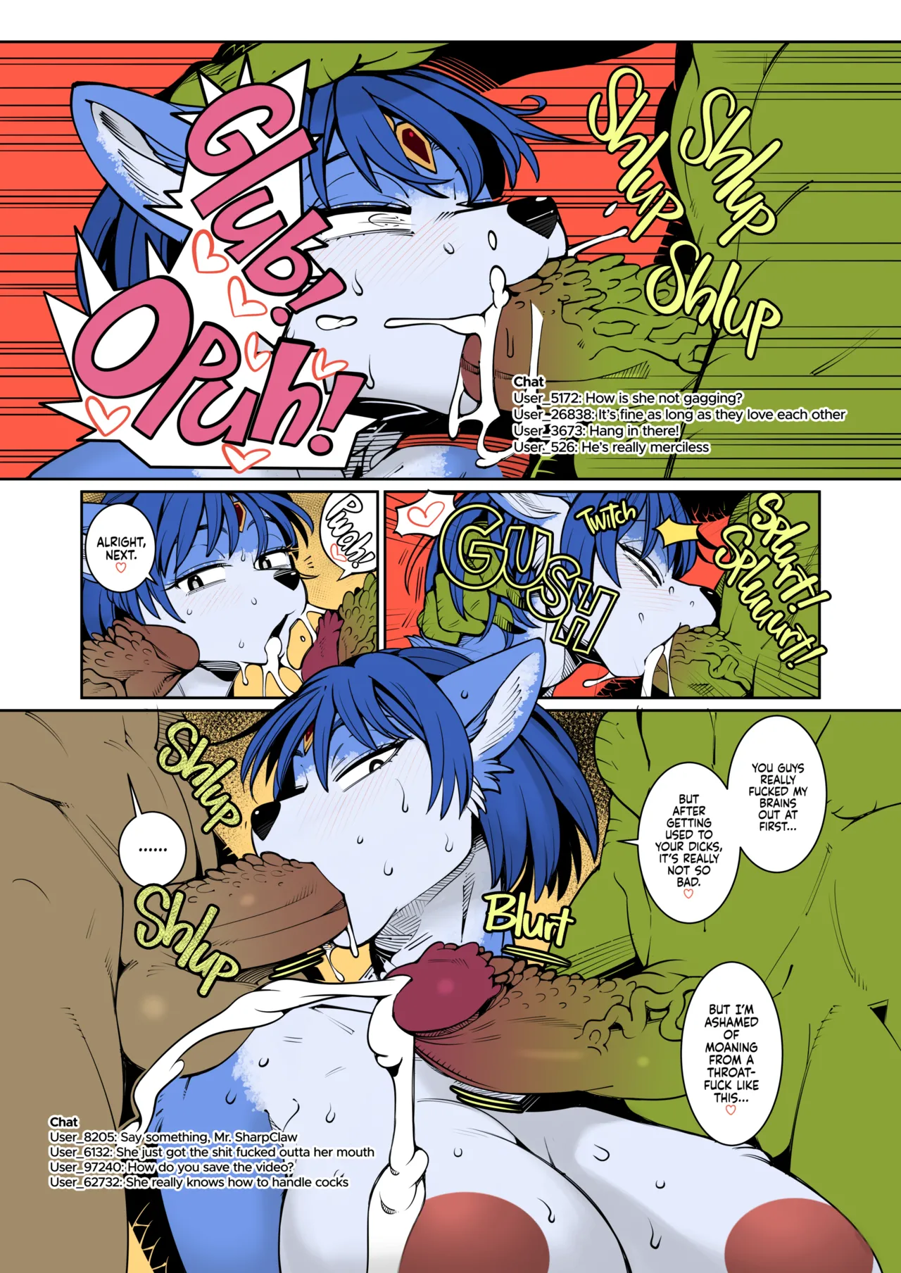 Brutal Immoral Krystal   Colored page 4 full