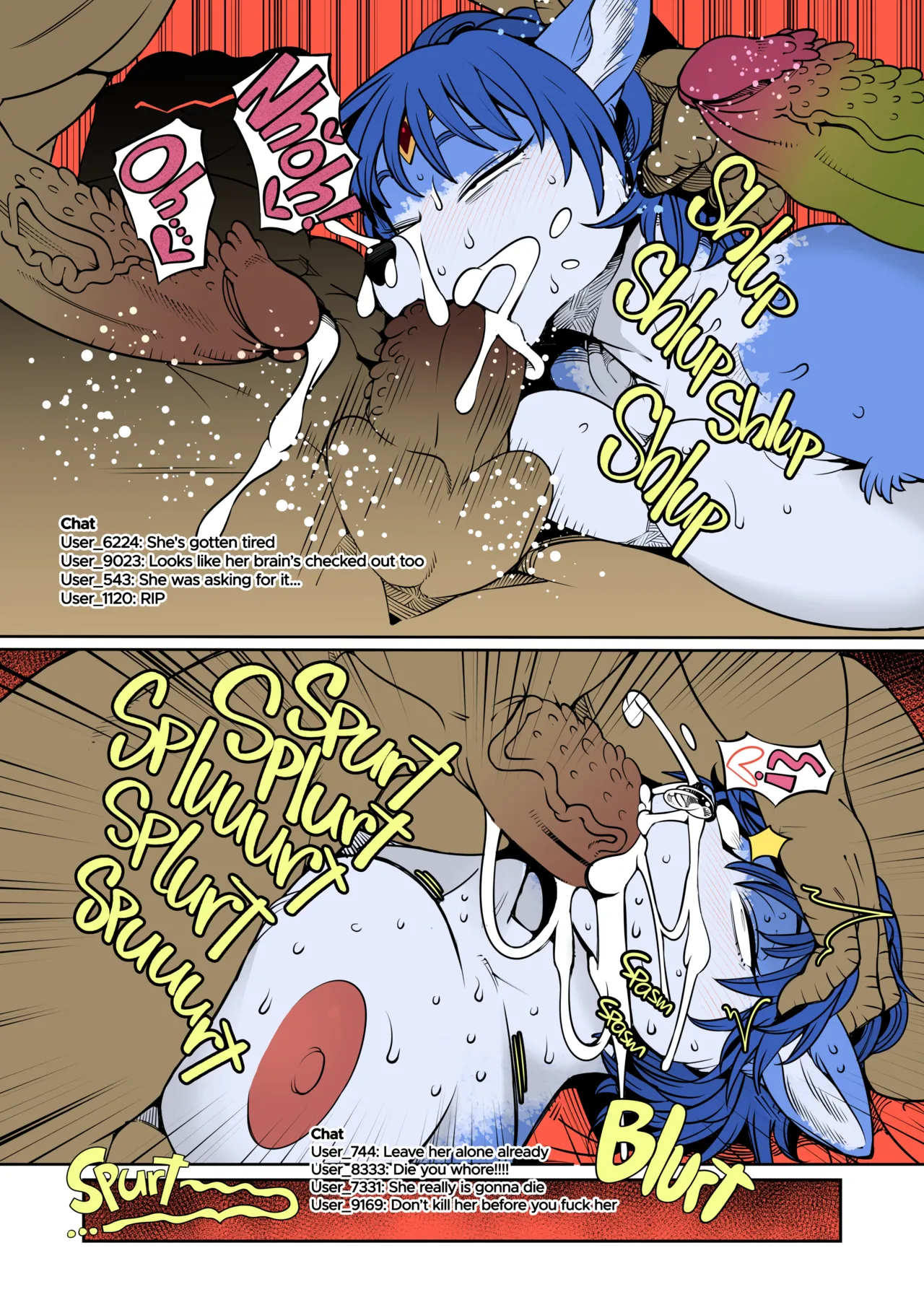 Brutal Immoral Krystal   Colored page 6 full