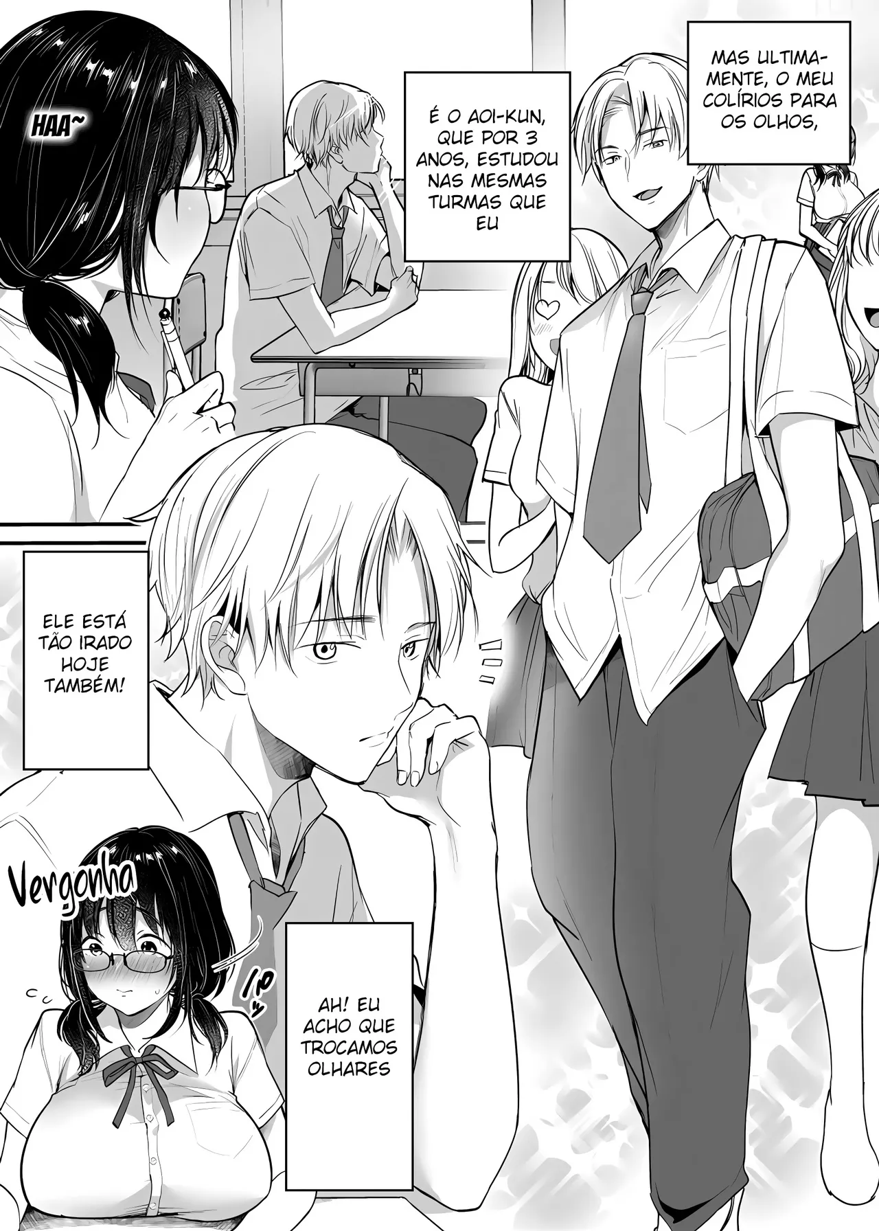 Kareshi-mochi jimi-ko no koukishin  〜 damenano ni… ikemen kara no sasoi wa kotowarenai 〜 page 4 full