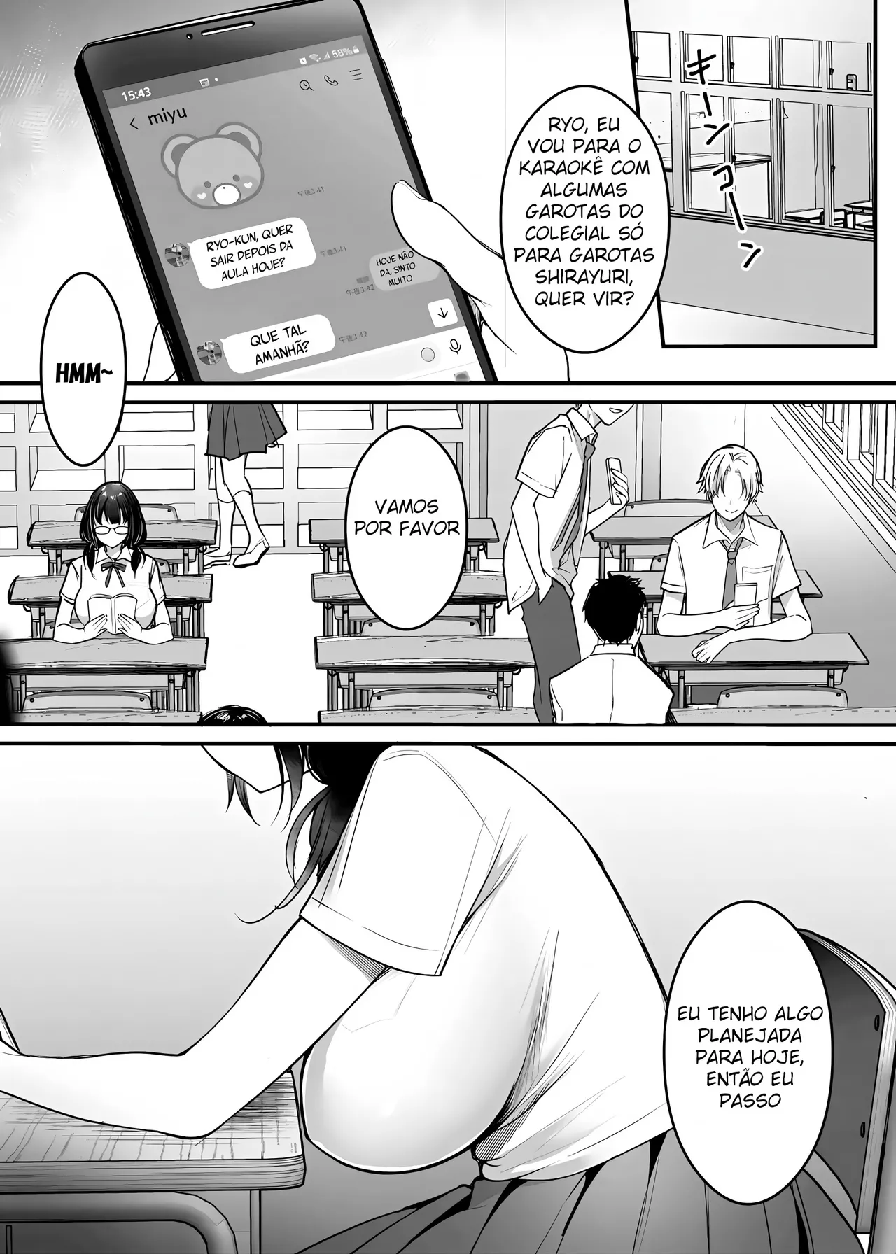 Kareshi-mochi jimi-ko no koukishin  〜 damenano ni… ikemen kara no sasoi wa kotowarenai 〜 page 5 full