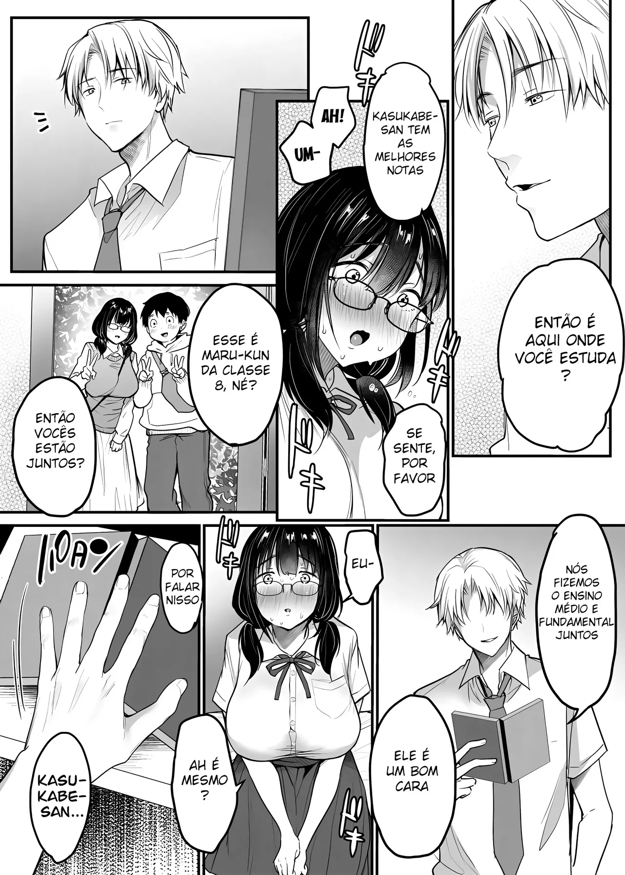 Kareshi-mochi jimi-ko no koukishin  〜 damenano ni… ikemen kara no sasoi wa kotowarenai 〜 page 9 full