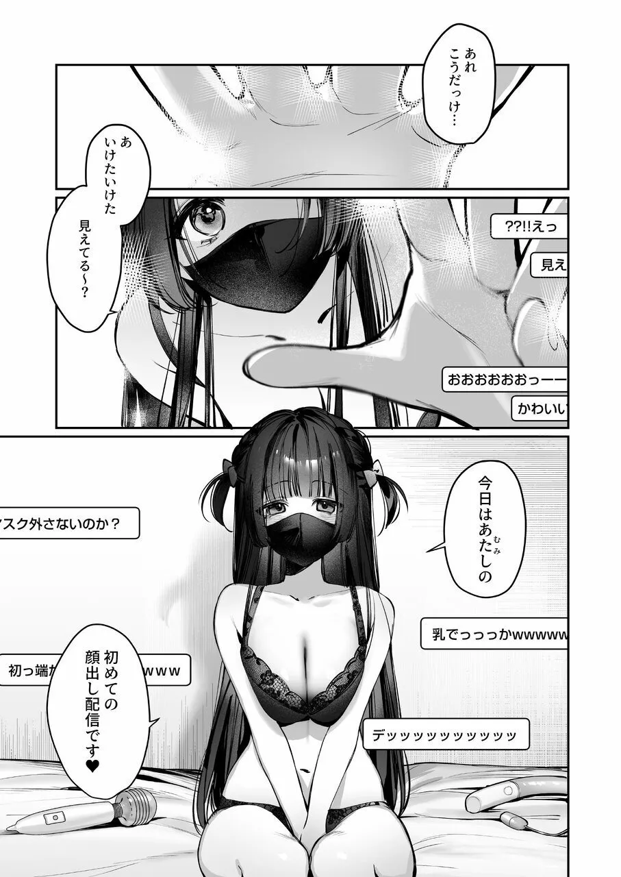 Vtuber na Kanojo, Zecchou Ecchi Nama Haishin #2 page 3 full