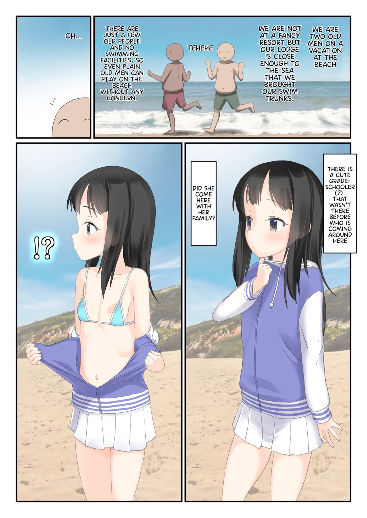 Ryokousaki no Sabireta Umi de Nanpa Machi Shoujo ga Boku o Matteru | Travelling to a deserted beach where a girl waiting to get picked up is waiting for me page 2 full