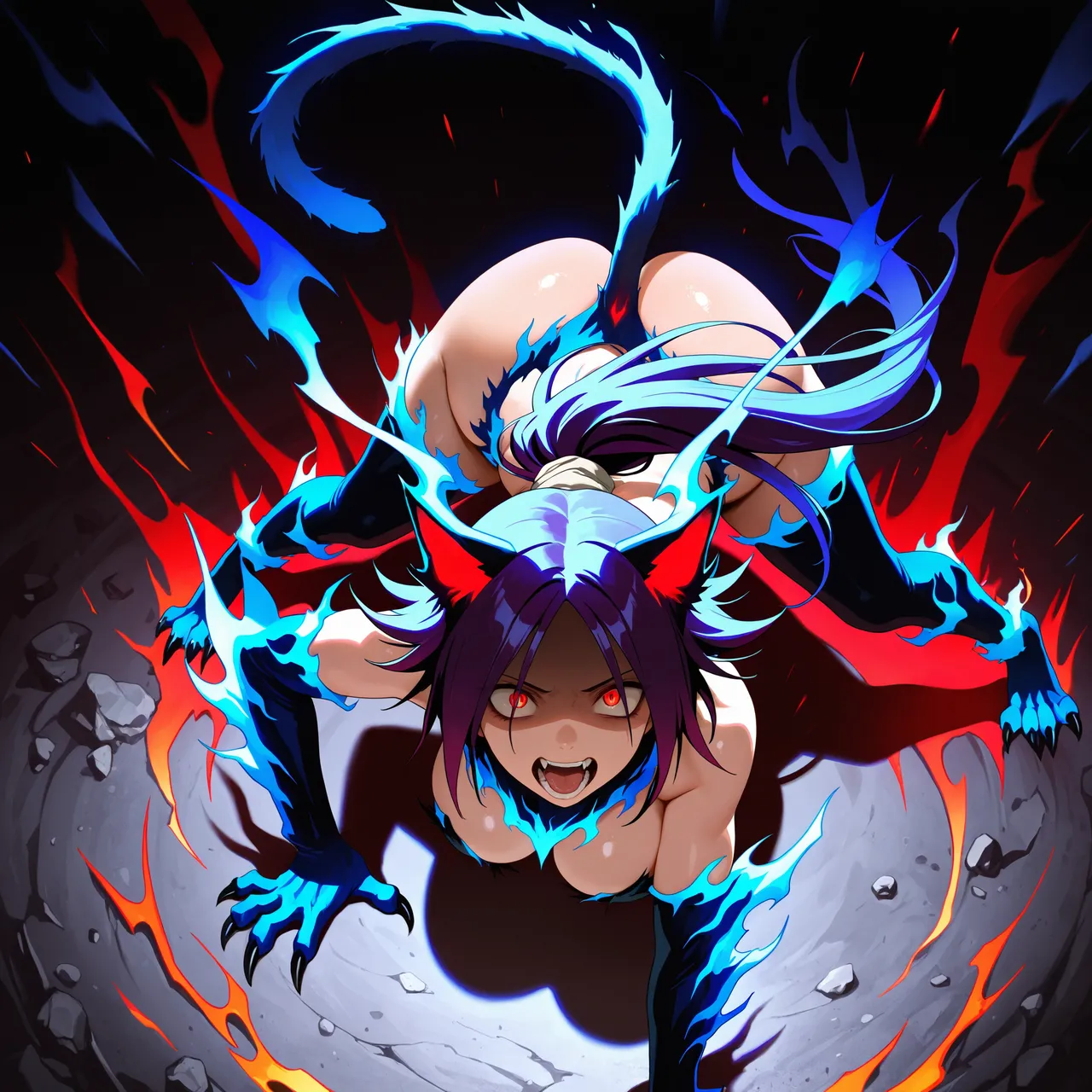 Yoruichi Thunder Beast Form page 3 full