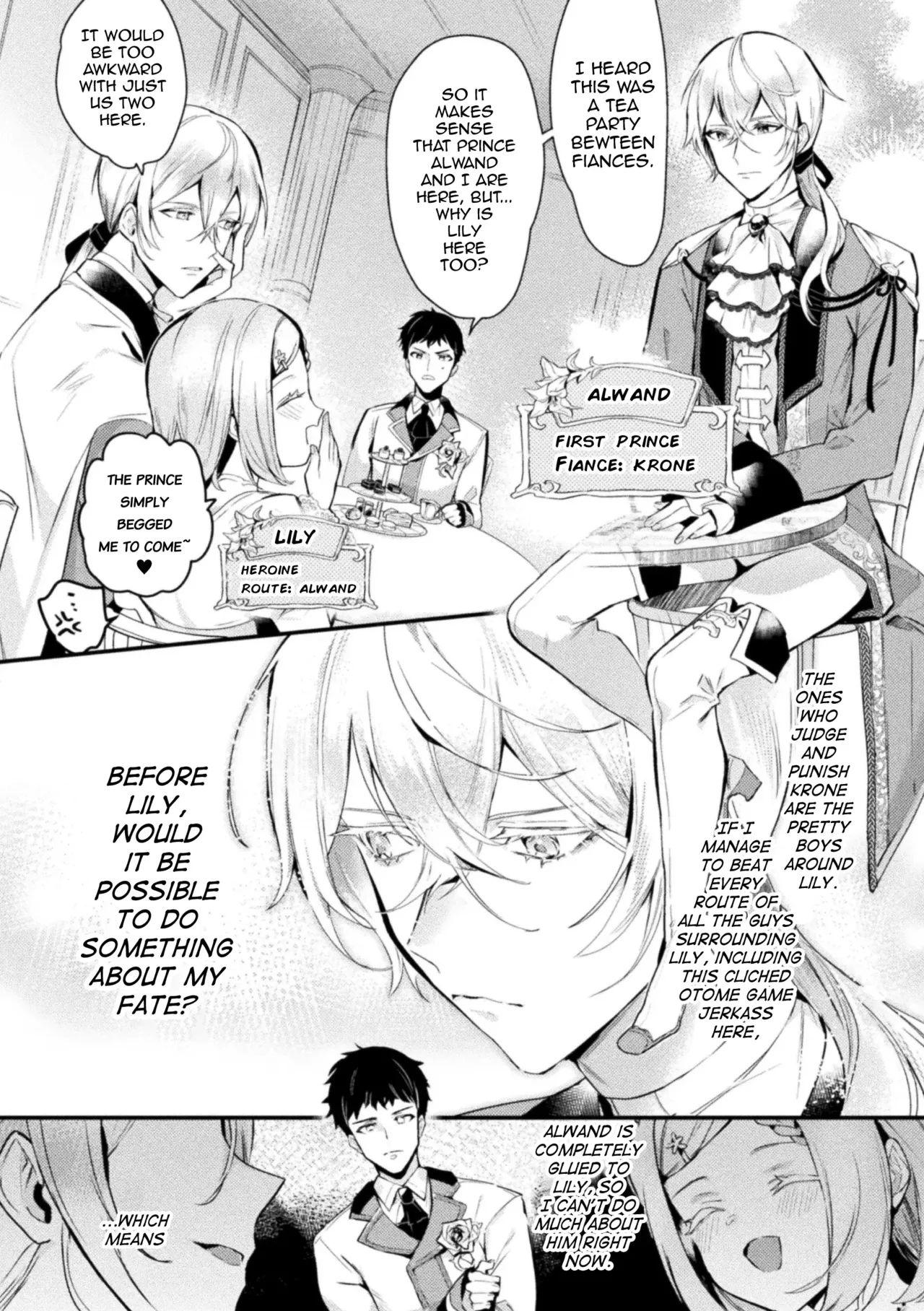 Akuyaku Reisoku Tensei ~Akogare no Otomege Chara o Kando Cheat de Kanochi Kouryaku~ 1, 2, 3 page 4 full