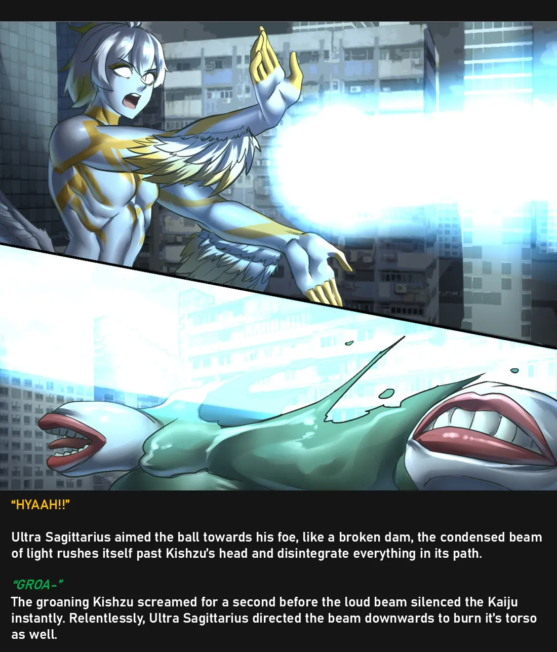 【ArsonicHawt】Ultra Sagittarius vs Muscario page 8 full