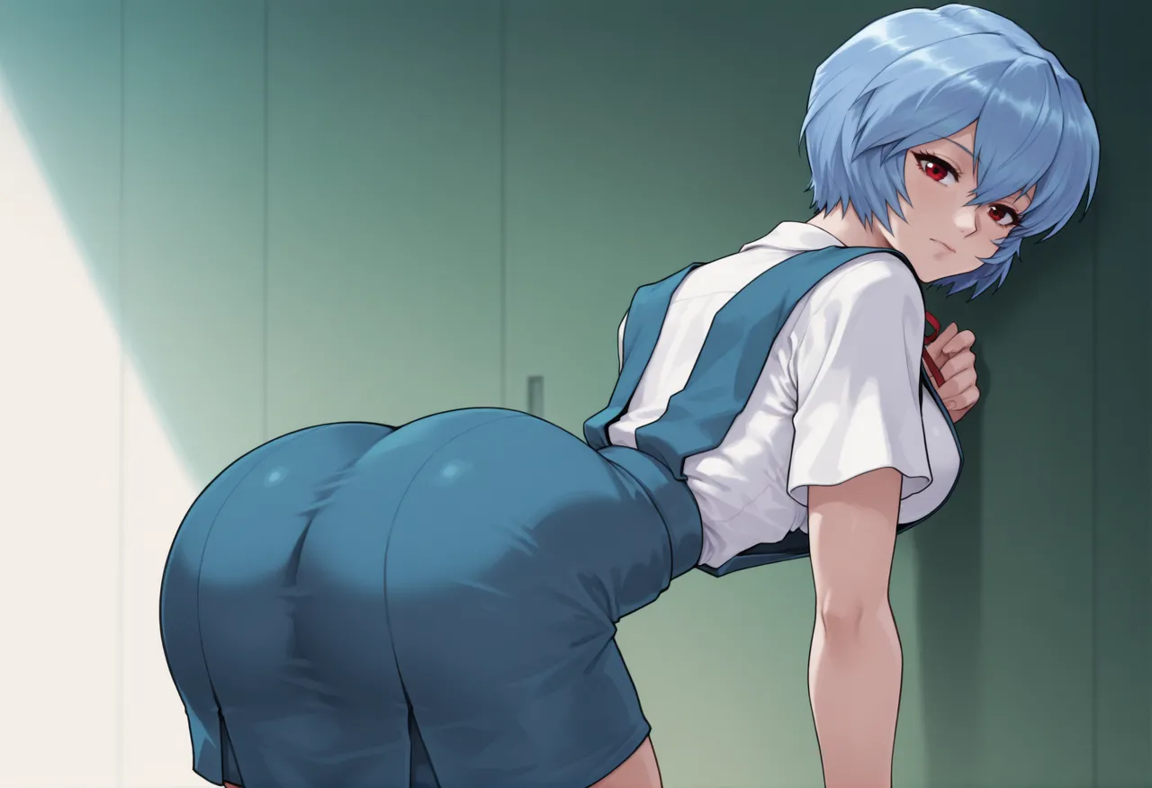 REI AYANAMI - EVANGELION - 140+ IMAGES kranken ai generated page 5 full