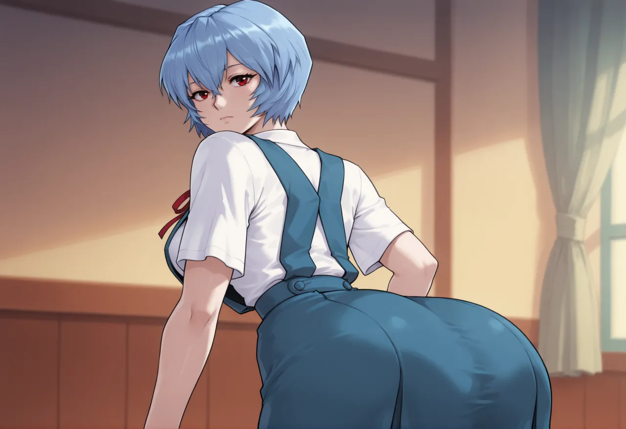 REI AYANAMI - EVANGELION - 140+ IMAGES kranken ai generated page 6 full