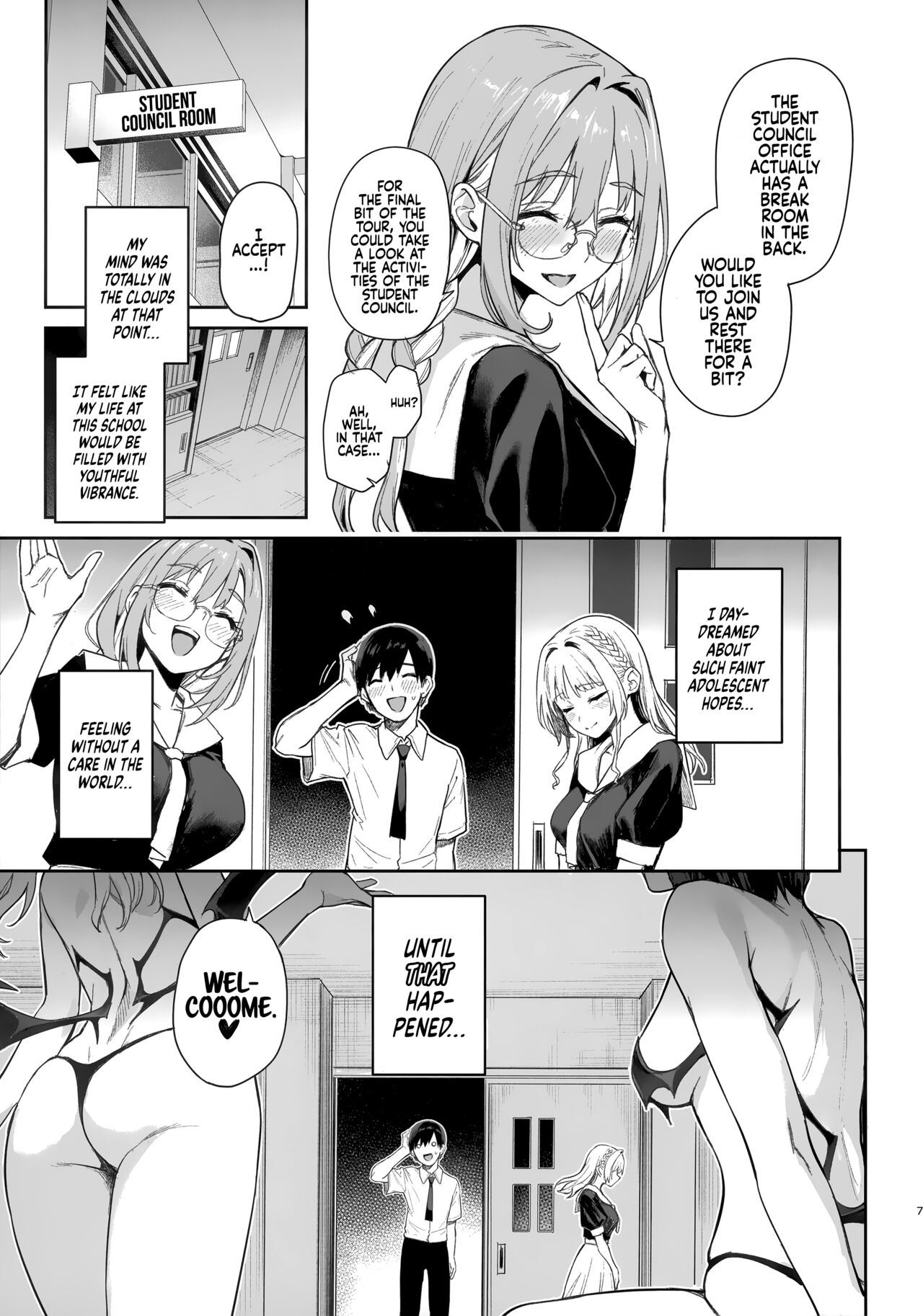 Succubus Seitokai Shiko Shiko Shikkoubu | Succubus Student Council Milking Club page 7 full