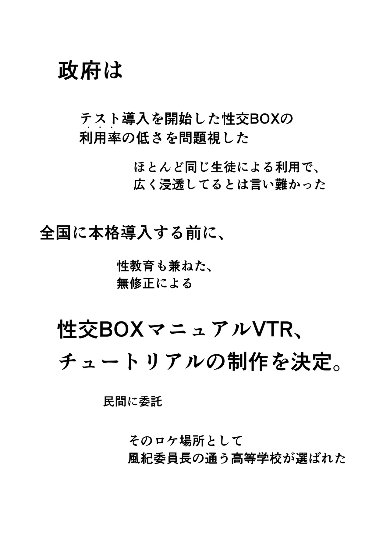 匿名性交BOX 番外編 チュートリアル上映編＆初めてのグラビア撮影編 page 5 full
