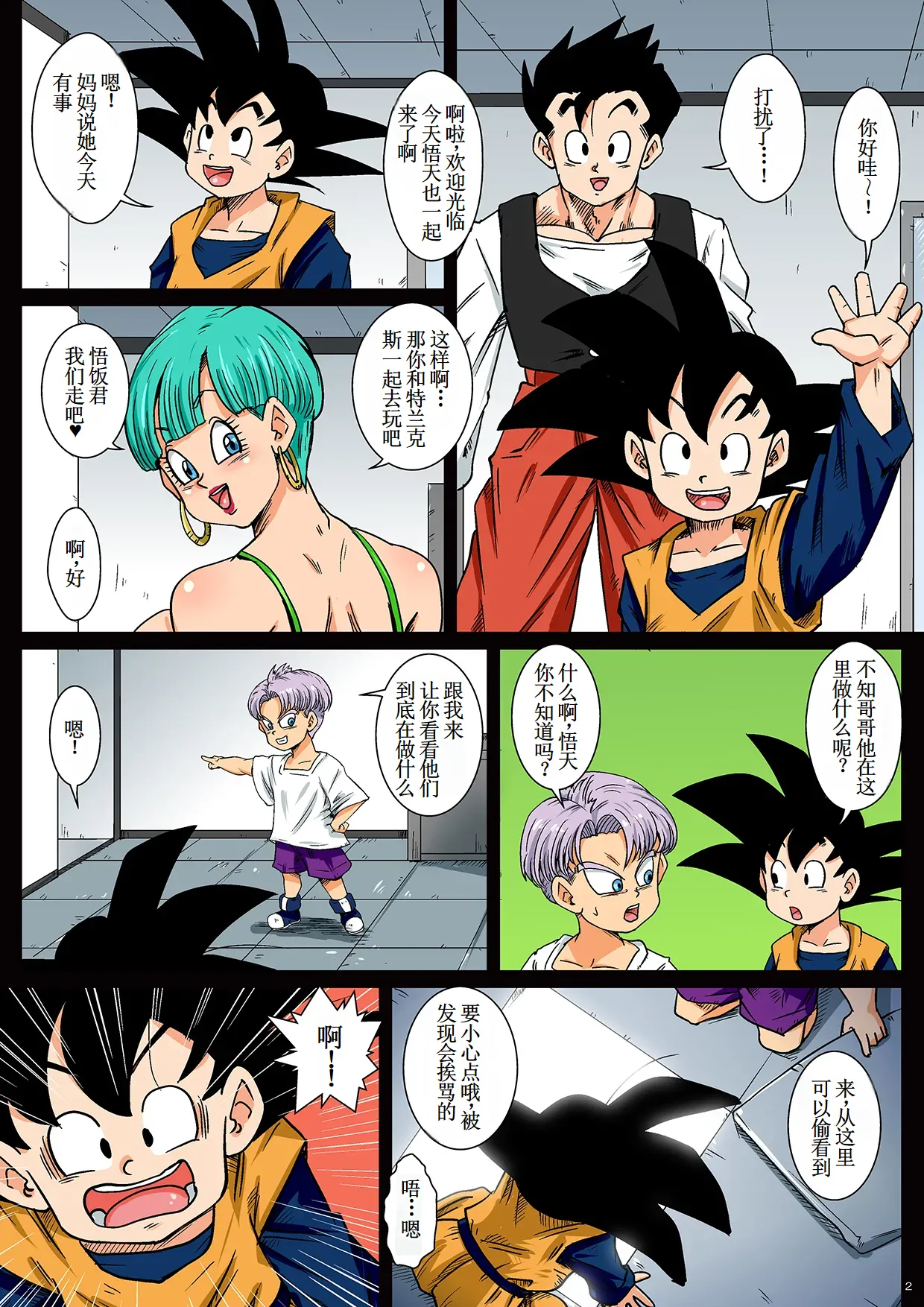 DOSUKEBE HOLE Bulma 【古月个人汉化】 page 2 full