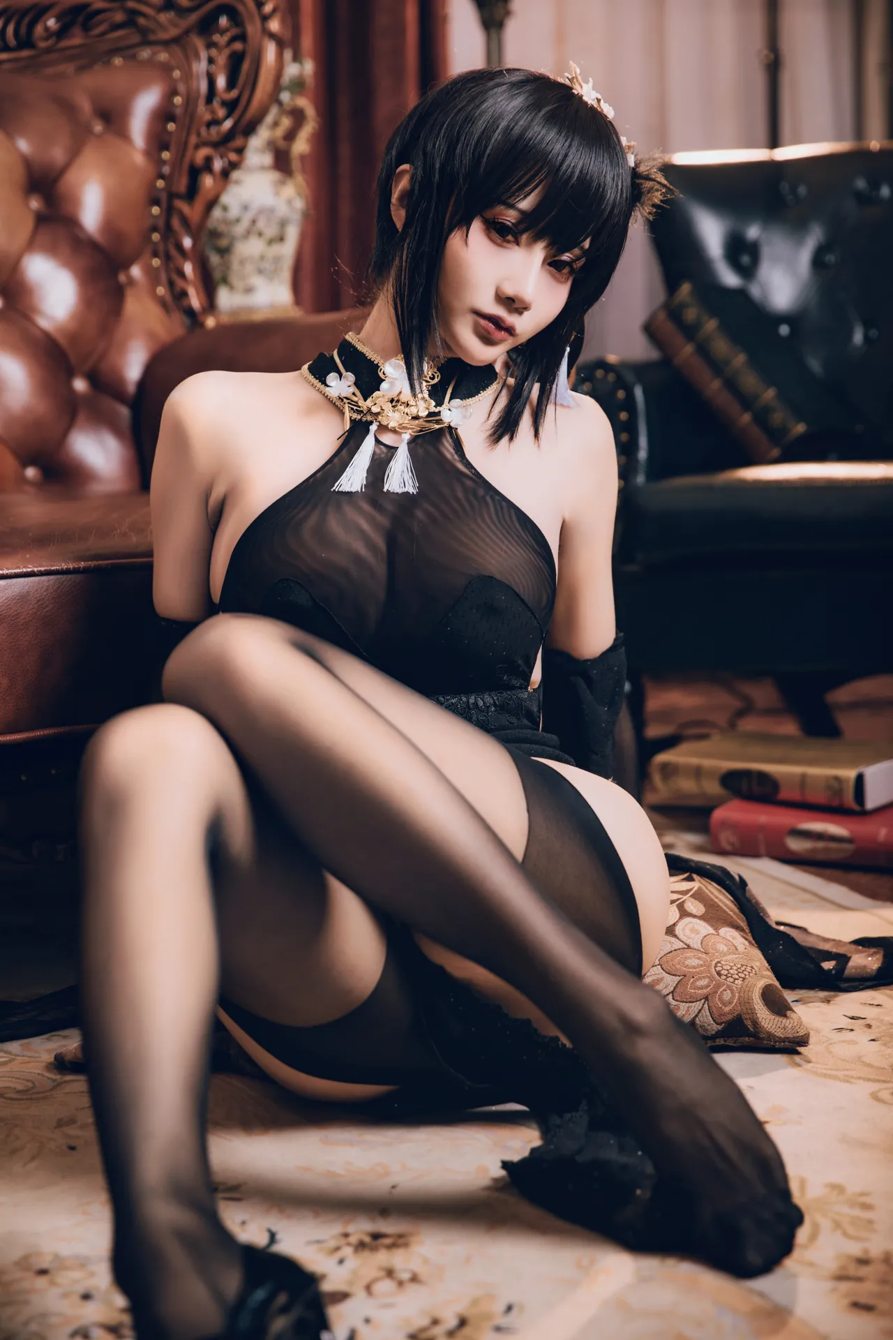 如月灰 - 碧蓝航线 镇海旗袍 page 10 full