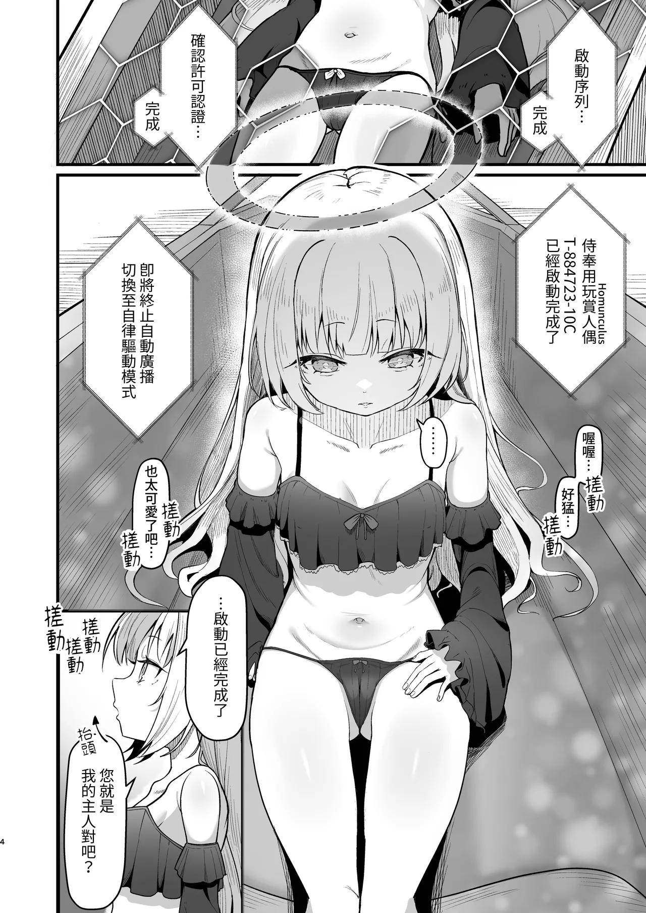 Muhyoujou na Jinzou Tenshi mo Shosen wa Tada no Onahole page 5 full