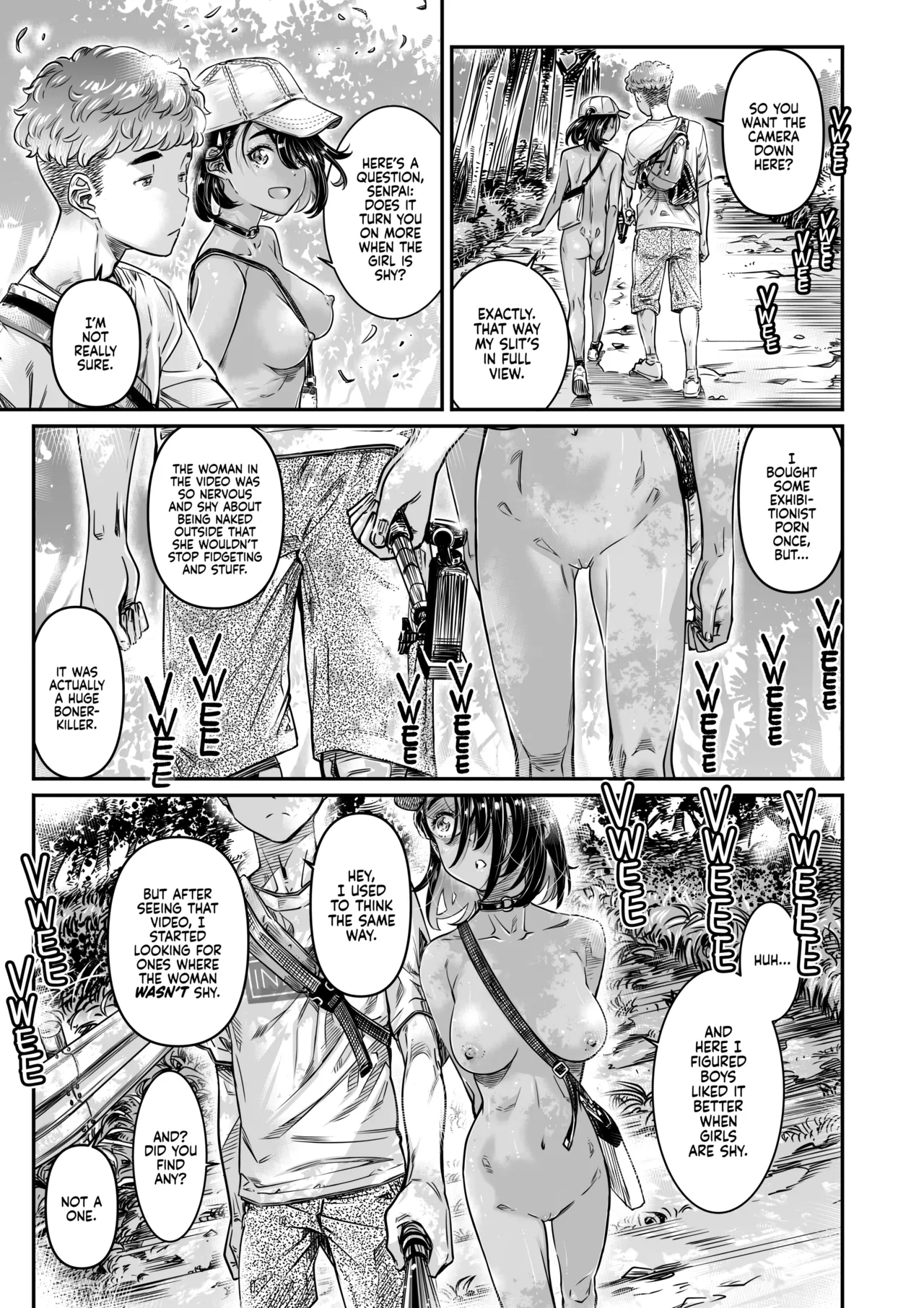 Hiyake no Zenra Girl wa, Doutei o Sotsugyou shita bakari no Senpai ni Hamedori saseru | The Tanlined Former Town Bike Wants to Make an Exhibitionist Sex Tape With Her Formerly Virgin Senpai page 8 full