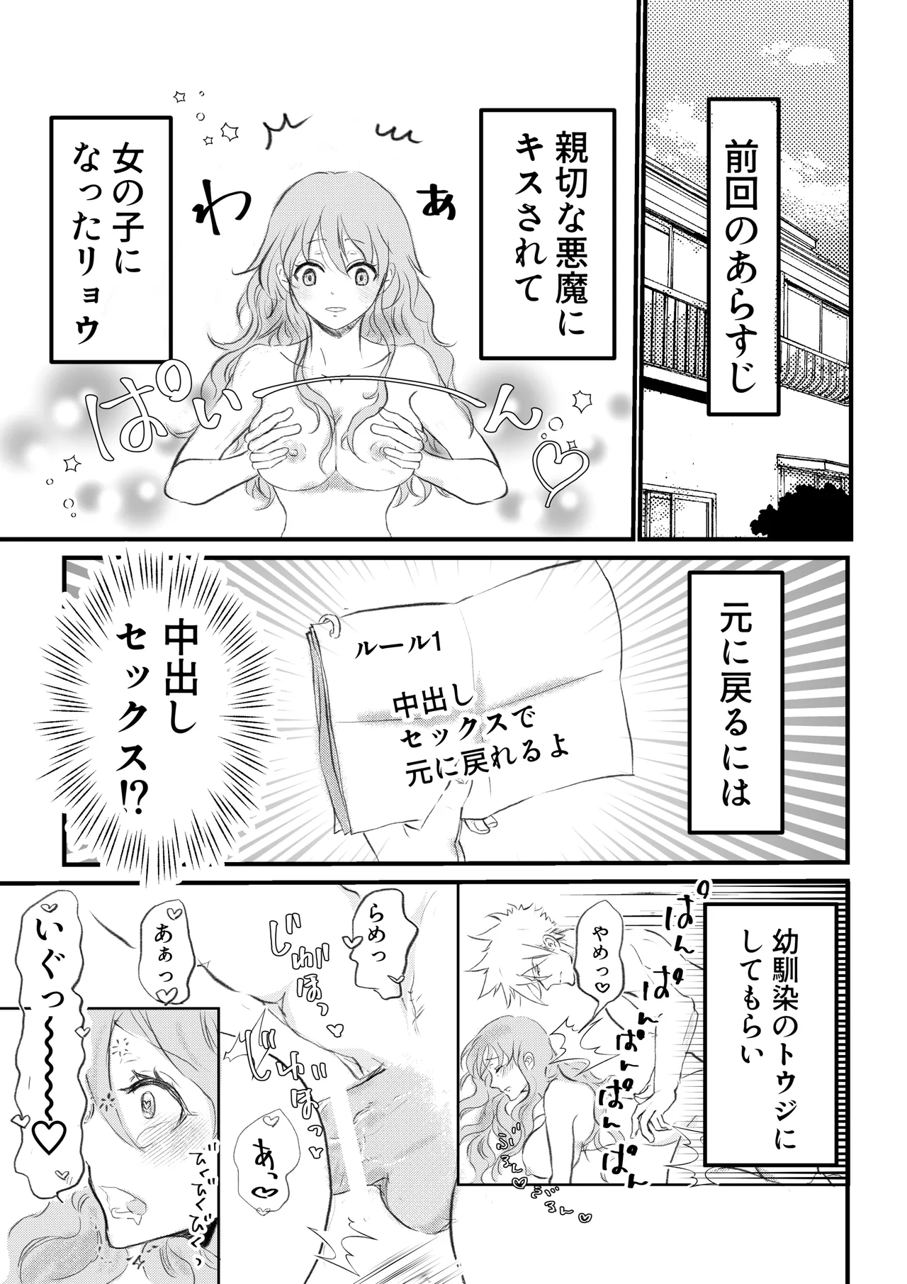 Nyotaika Shita Ore wa Osananajimi no Ii Ejiki 2 page 3 full