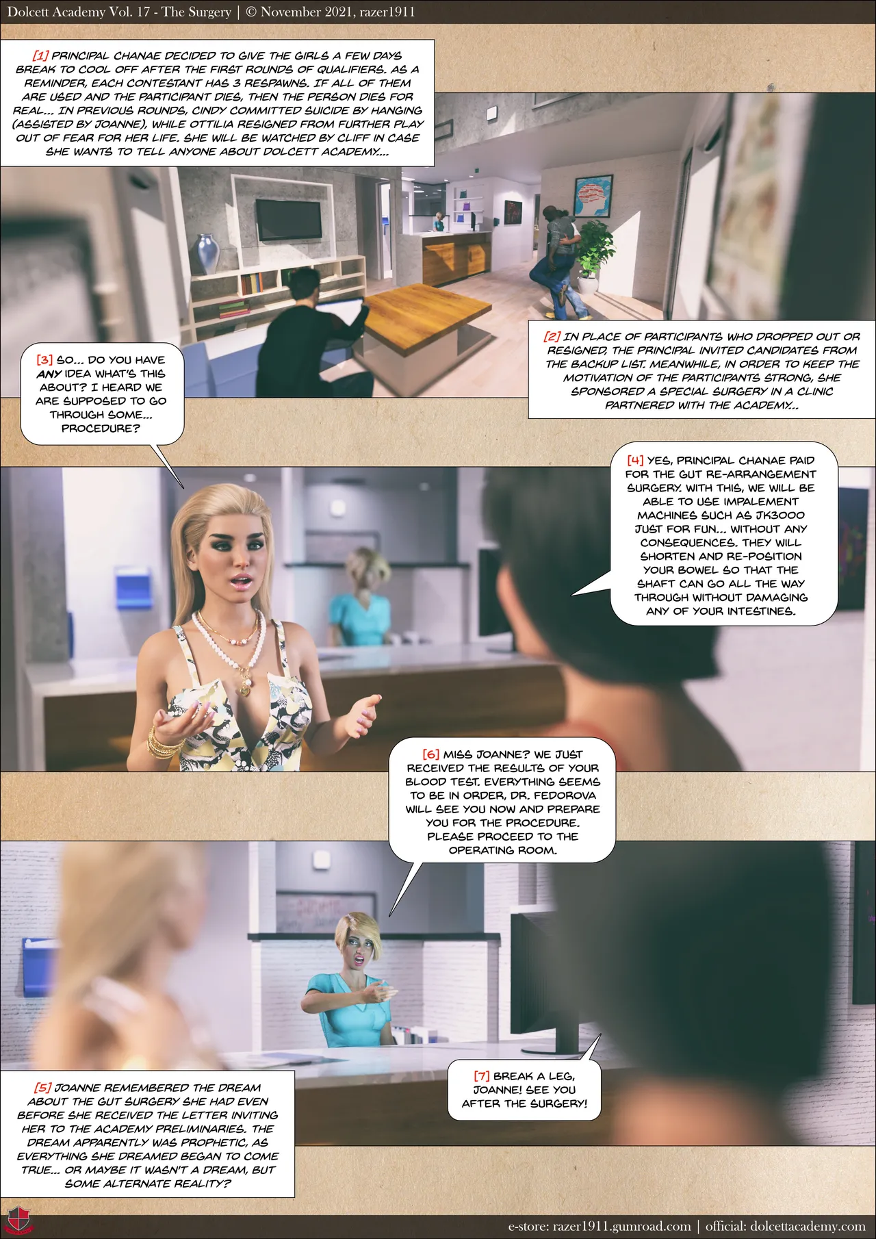 多尔赛特学院系列 第 17 卷 - 手术 page 3 full