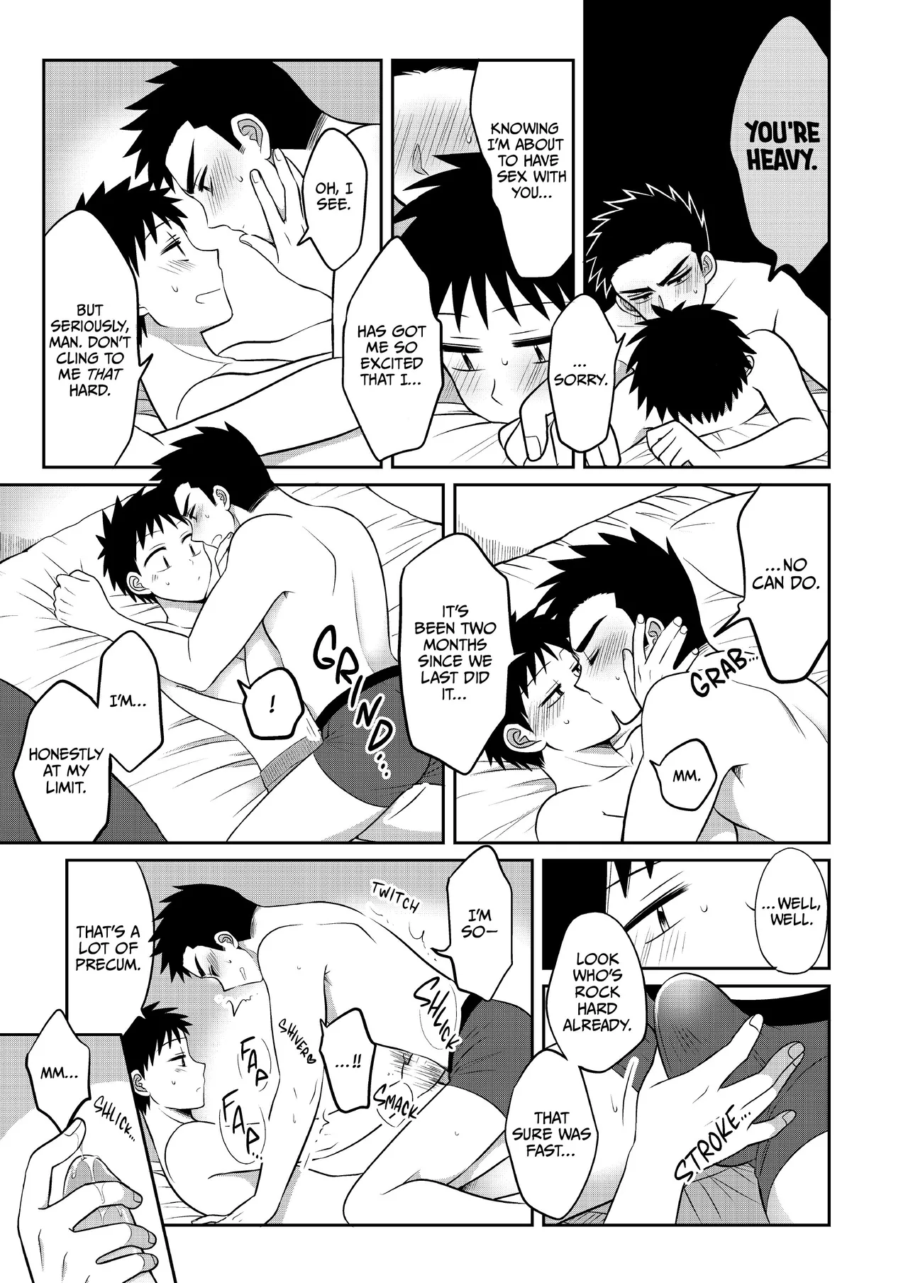 Hayatochiri BL - Test Benkyou ga Susumanai Hanashi page 10 full