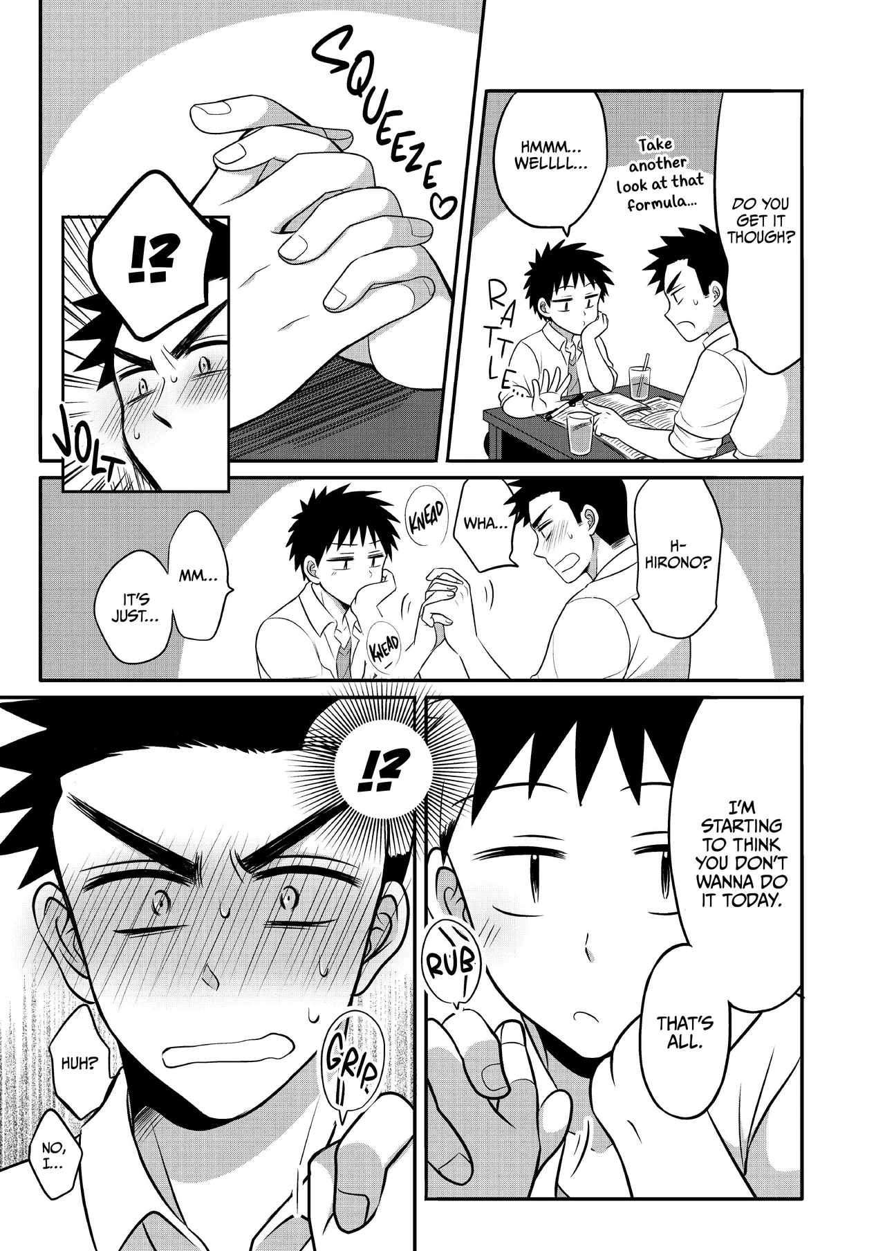 Hayatochiri BL - Test Benkyou ga Susumanai Hanashi page 6 full