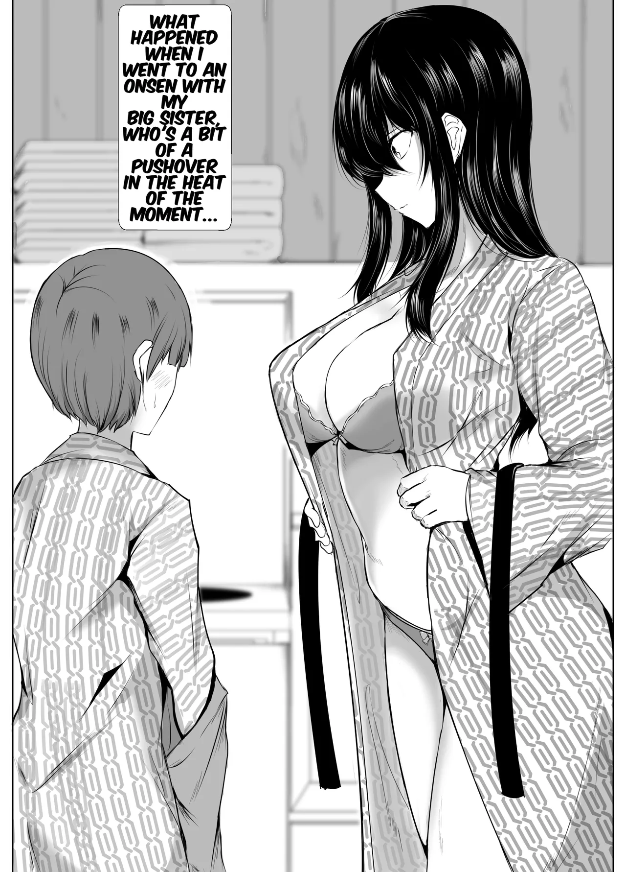 Dosakusanimagirete Oshi Ni Yowai Ane to Onsen Haitta Kekka | What Happened When I Went to an Onsen WIth My Big Sister, Who's a Bit of a Pushover in the Heat of the Moment... page 3 full