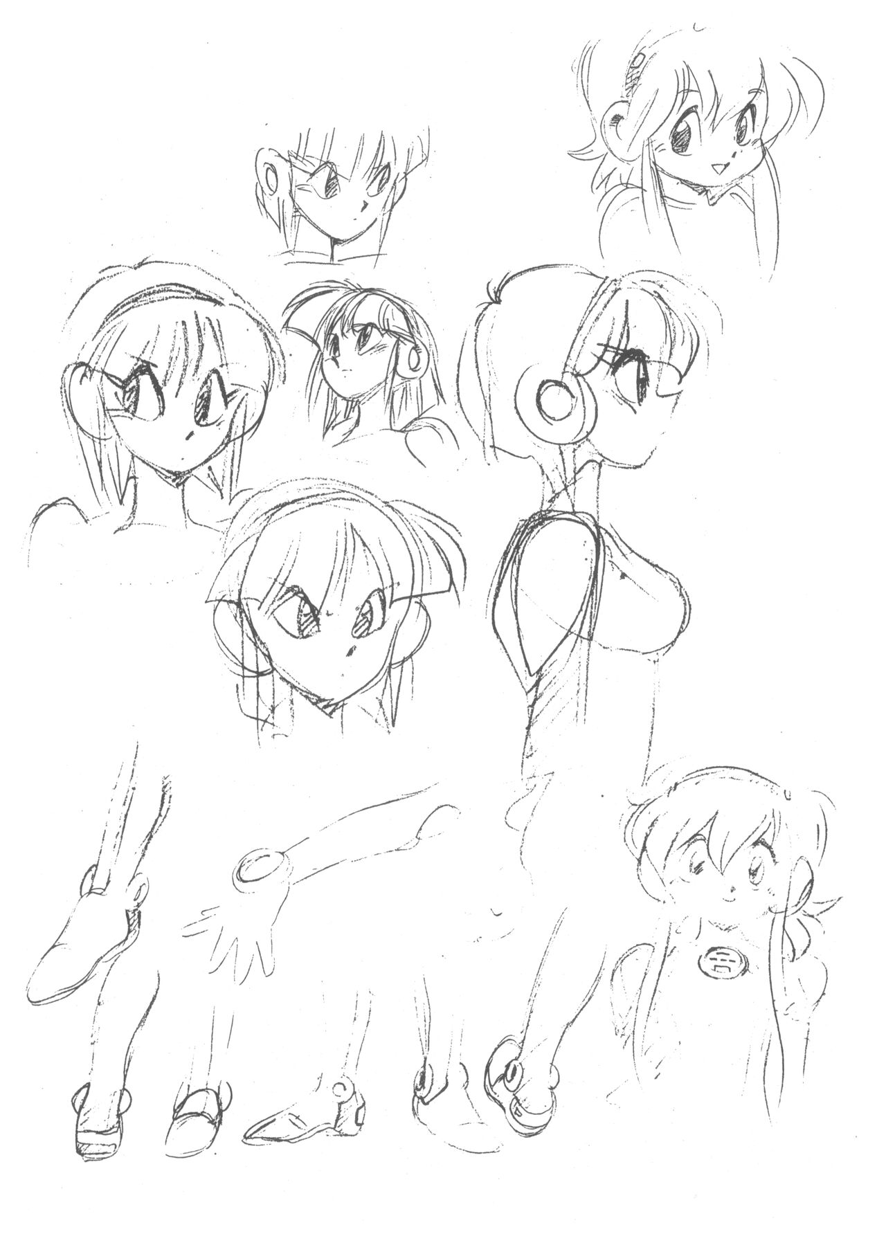 Выставка 4.5 Asari Yoshitoo Rough Genga & Settei Shiryoushuu page 9 full