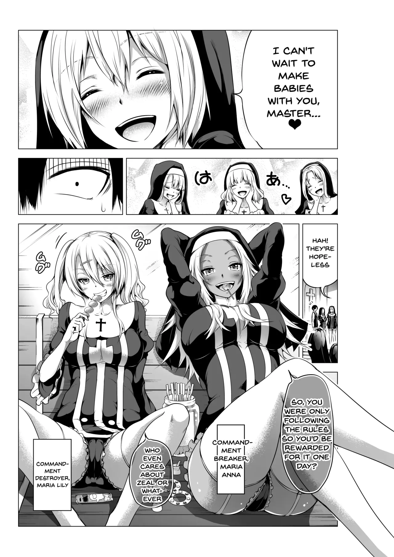 Isekai Harem Paradise Bangai Hen ~Kinyoku no Sister no Kuni~ _ An Other World Harem Paradise Extra Edition ~Country Of The Abstinent Sisters~ page 8 full