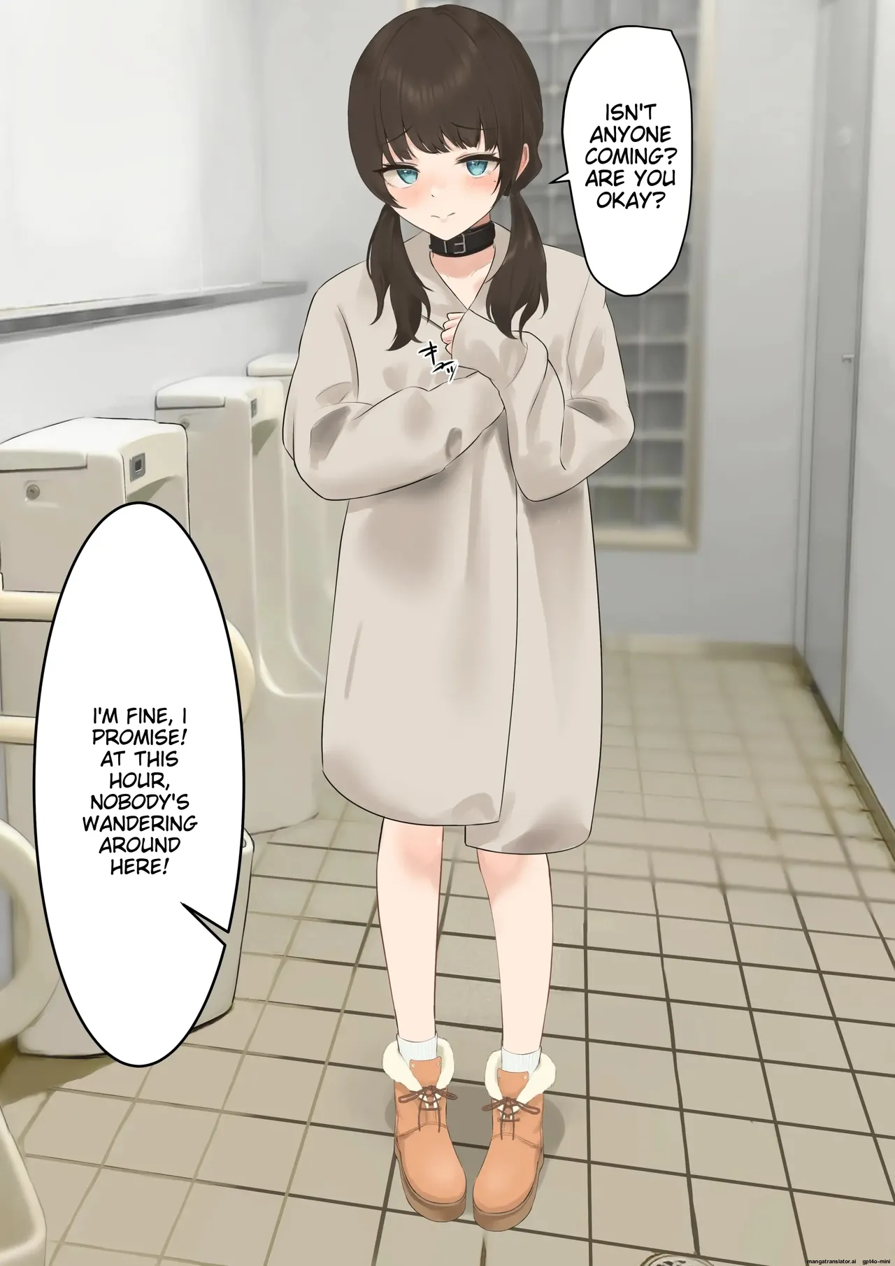 Submissive Girlfriend - Public Toilet Cuckolding - page 4 full