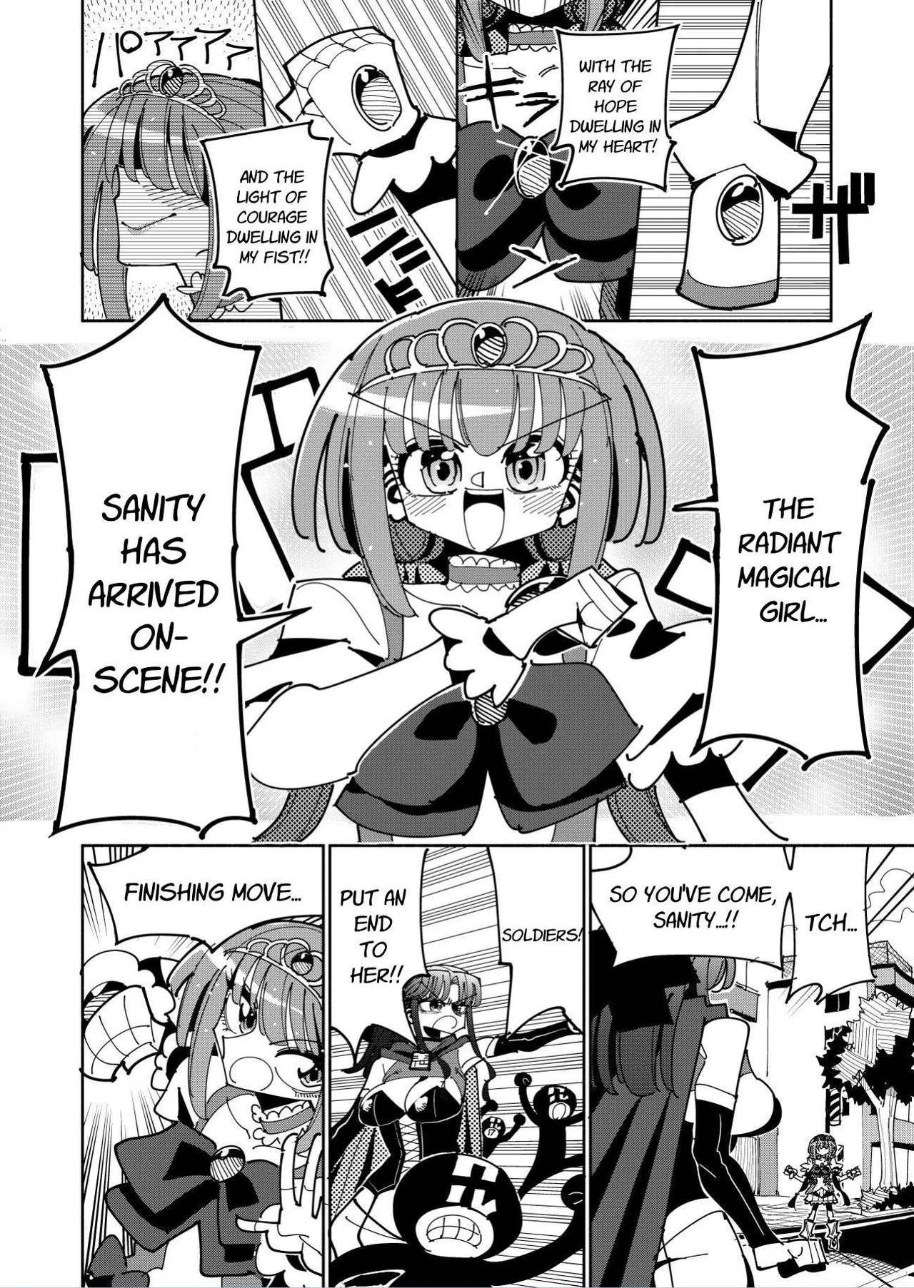 Futanari Mahou Shoujo VS Aku no Onna Kanbu no Yuuwaku | Futanari Magical Girl vs Seduction of an Evil Female Executive page 4 full