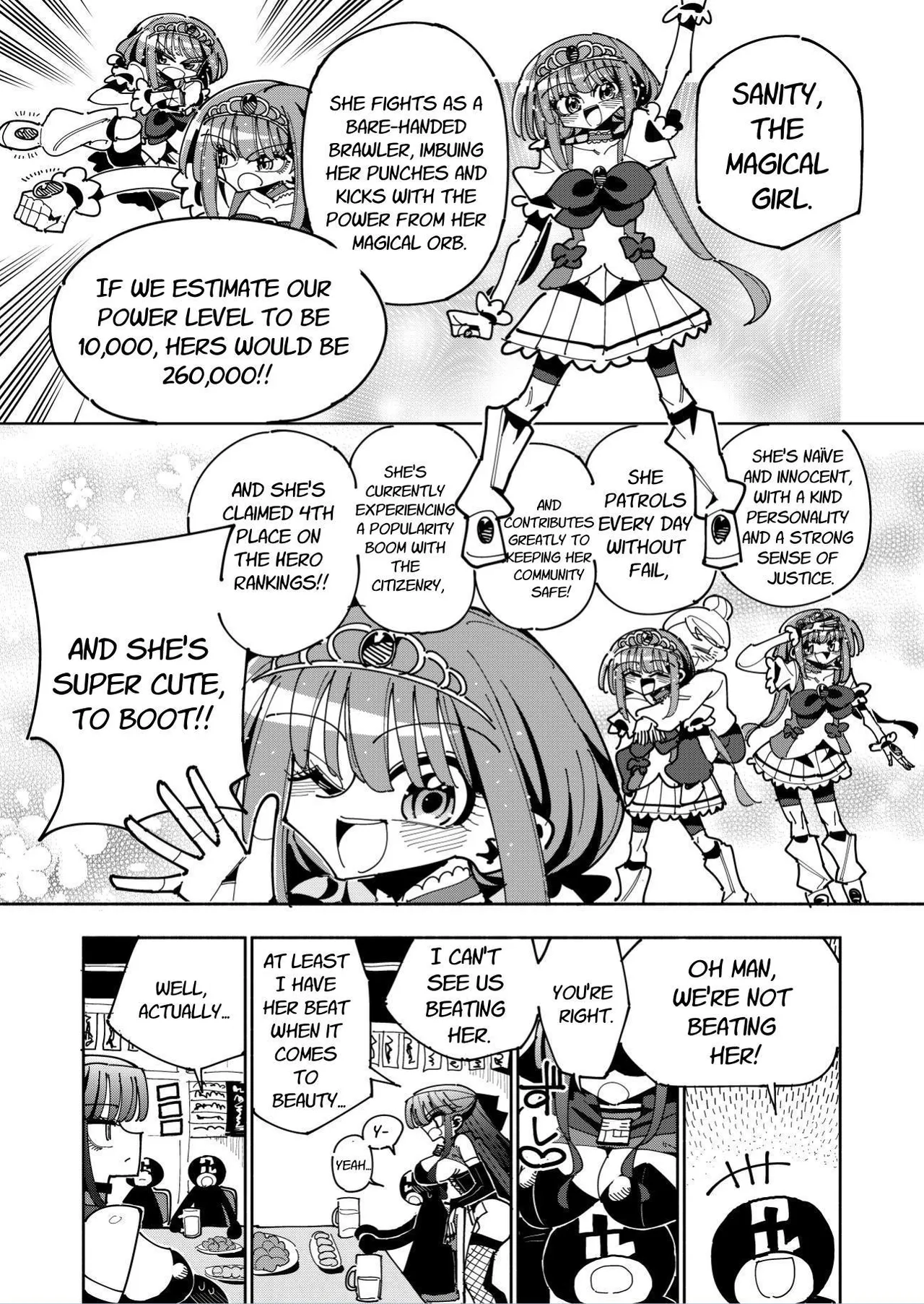 Futanari Mahou Shoujo VS Aku no Onna Kanbu no Yuuwaku | Futanari Magical Girl vs Seduction of an Evil Female Executive page 7 full