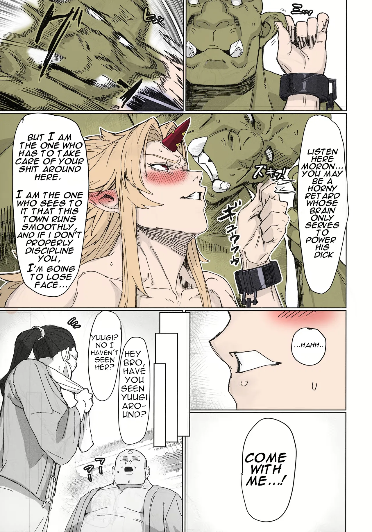 Yuugi Locked In A Grapple With An Orc 2 page 7 full