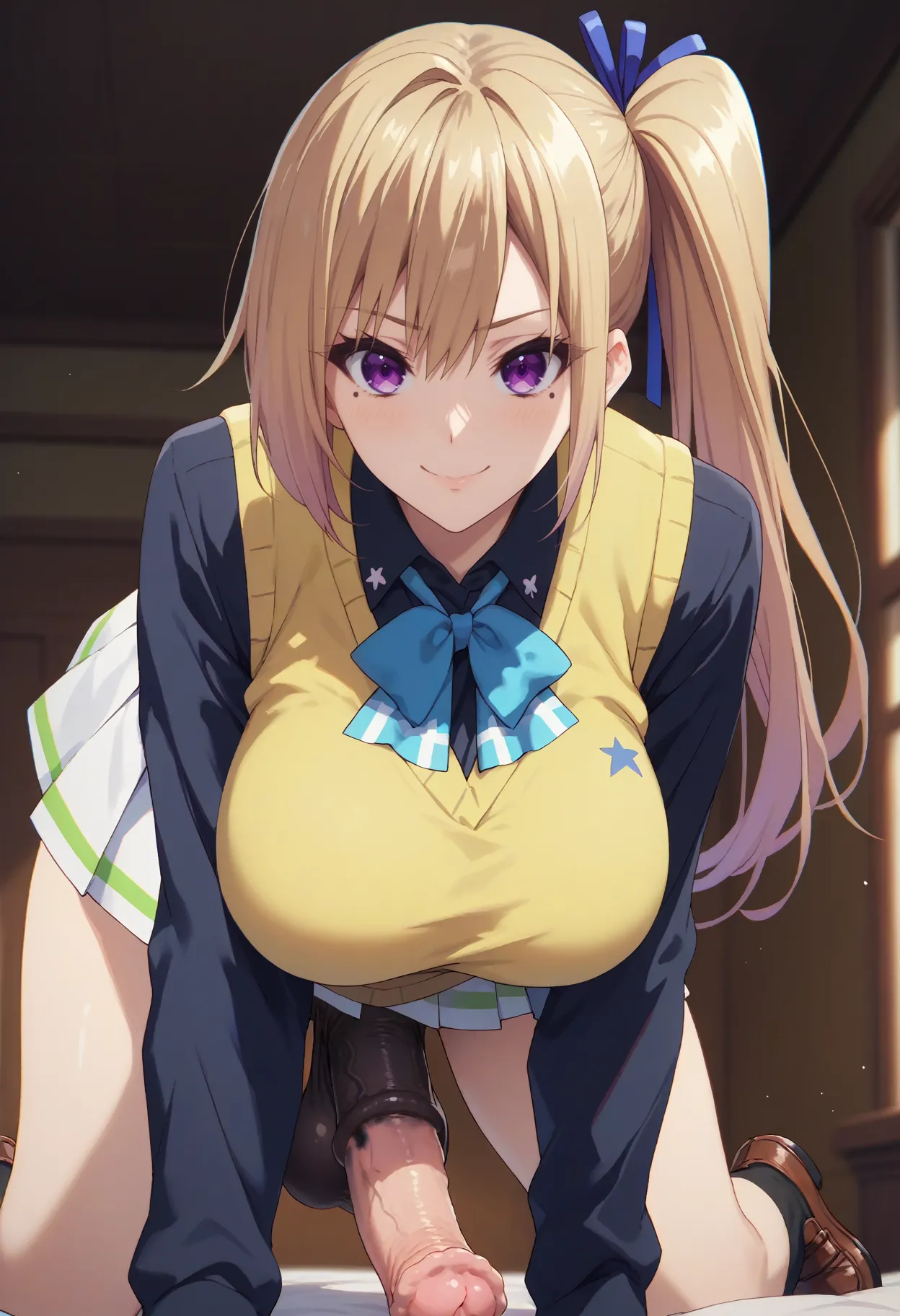 Kawakami Mai | Musaigen no Phantom | Horsecock futa fourt2 ai generated page 9 full