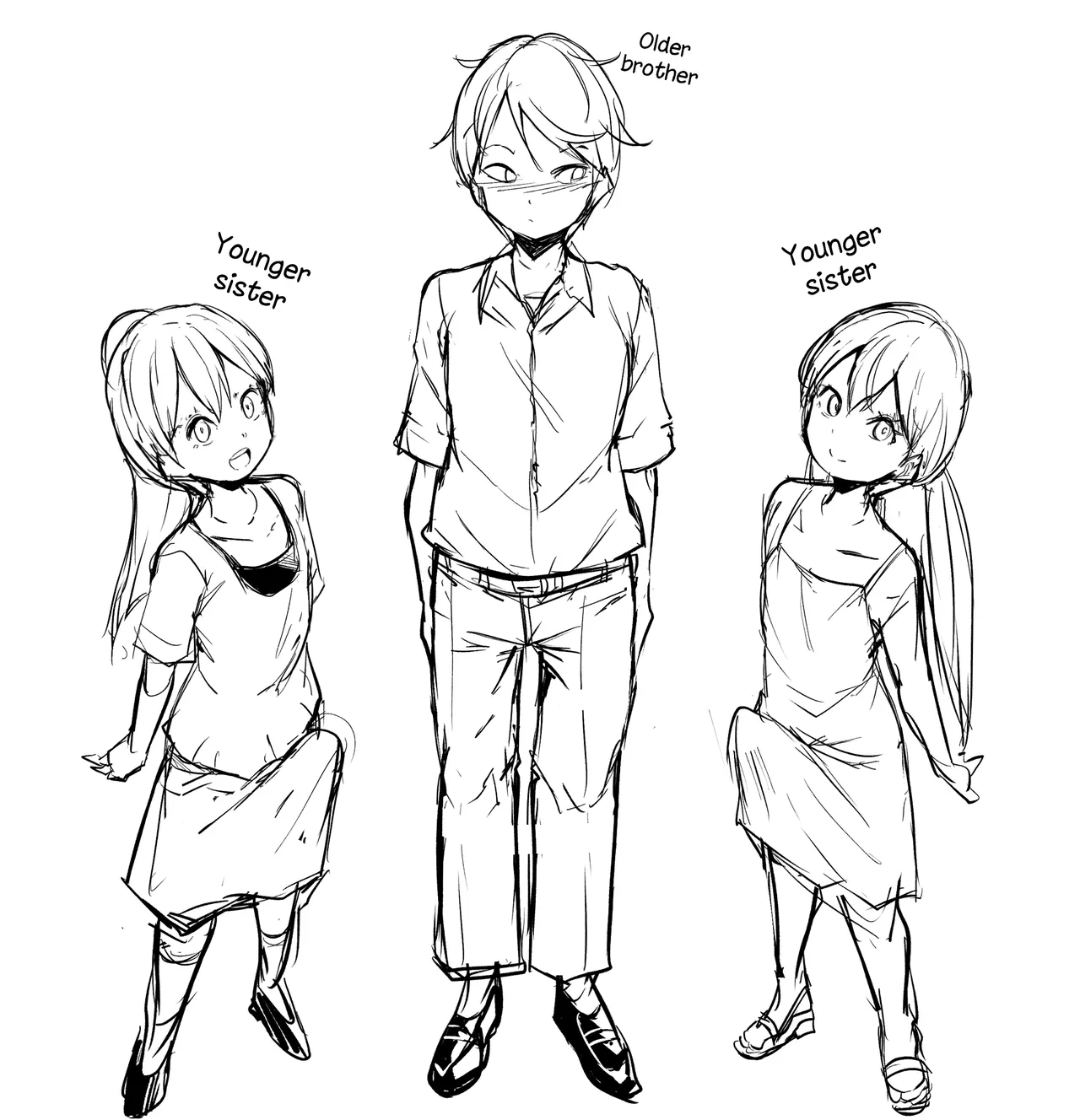 Futago no Imouto ga Onii-chan o Mesu Ochi Saseru | Twin Sisters Turns Their Big Brother Into a Submissive Female page 1 full