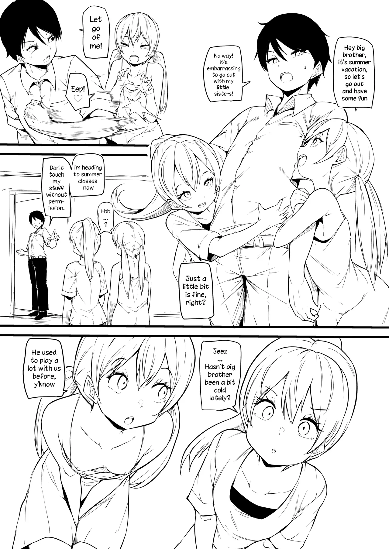 Futago no Imouto ga Onii-chan o Mesu Ochi Saseru | Twin Sisters Turns Their Big Brother Into a Submissive Female page 2 full