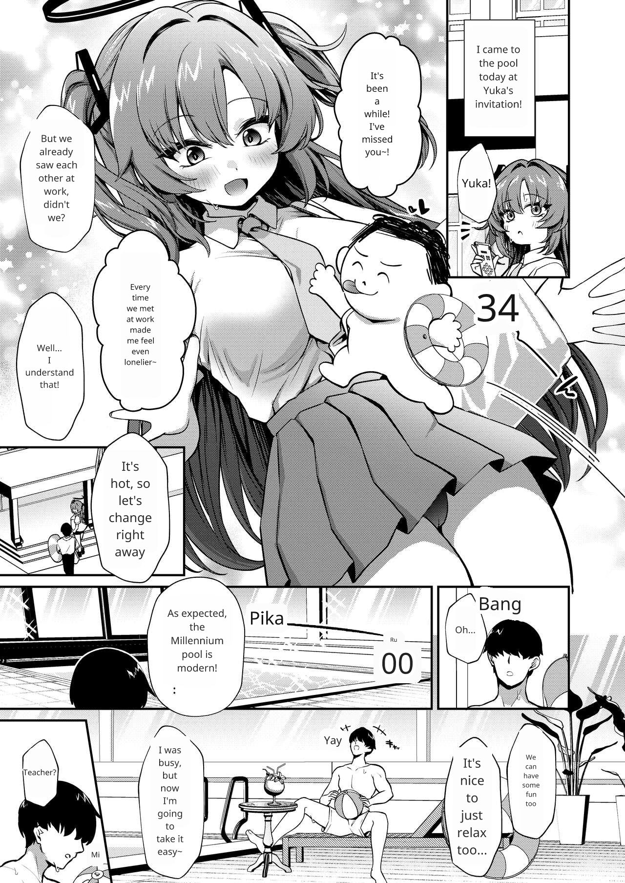 Bishyo Nure Yuuka to Sukumizu Ecchi page 2 full