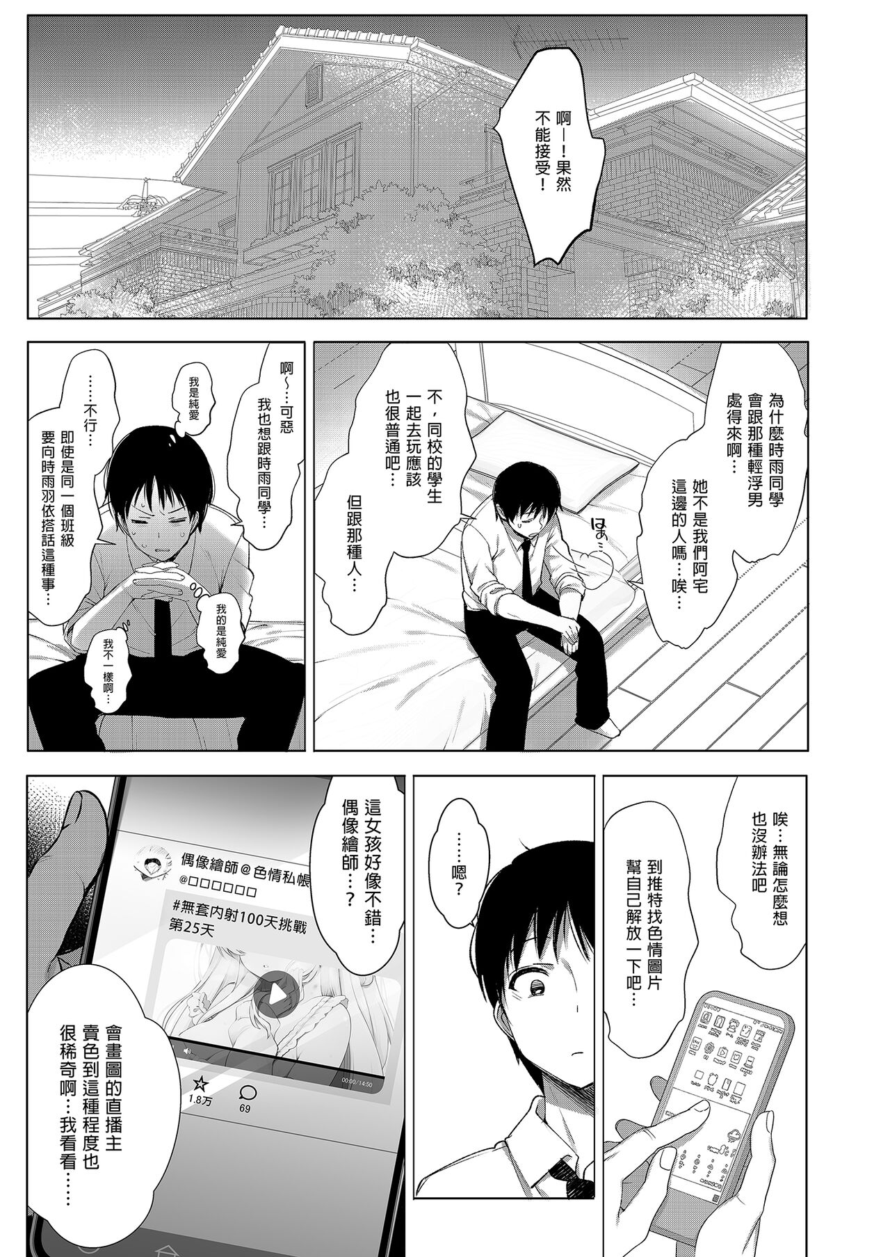 Idol Haishinsha Shigure Ui Naisho no Douga Haishin 2 | 時雨羽依之祕密直播2 page 7 full