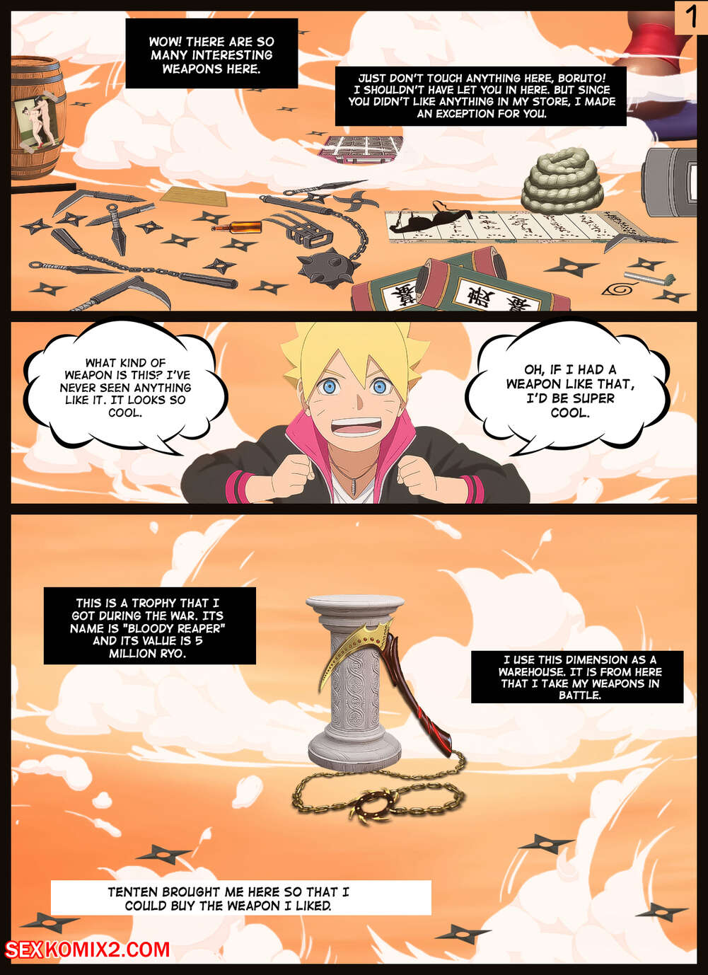 Naruto. Fully armed. KristoLin for sexkomix2.com page 2 full